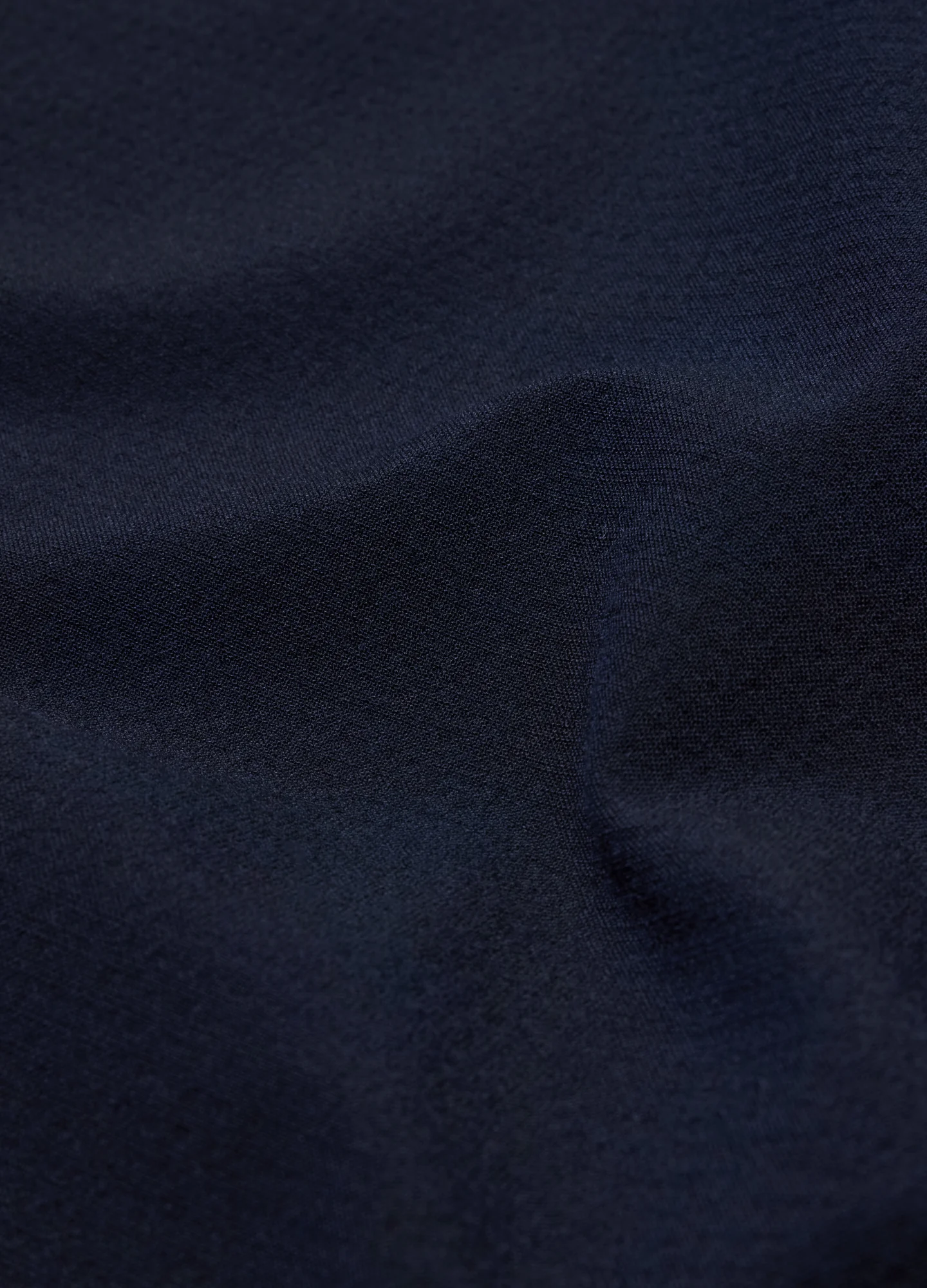 Stripe Trim Textured Overshirt Navy - Image 6