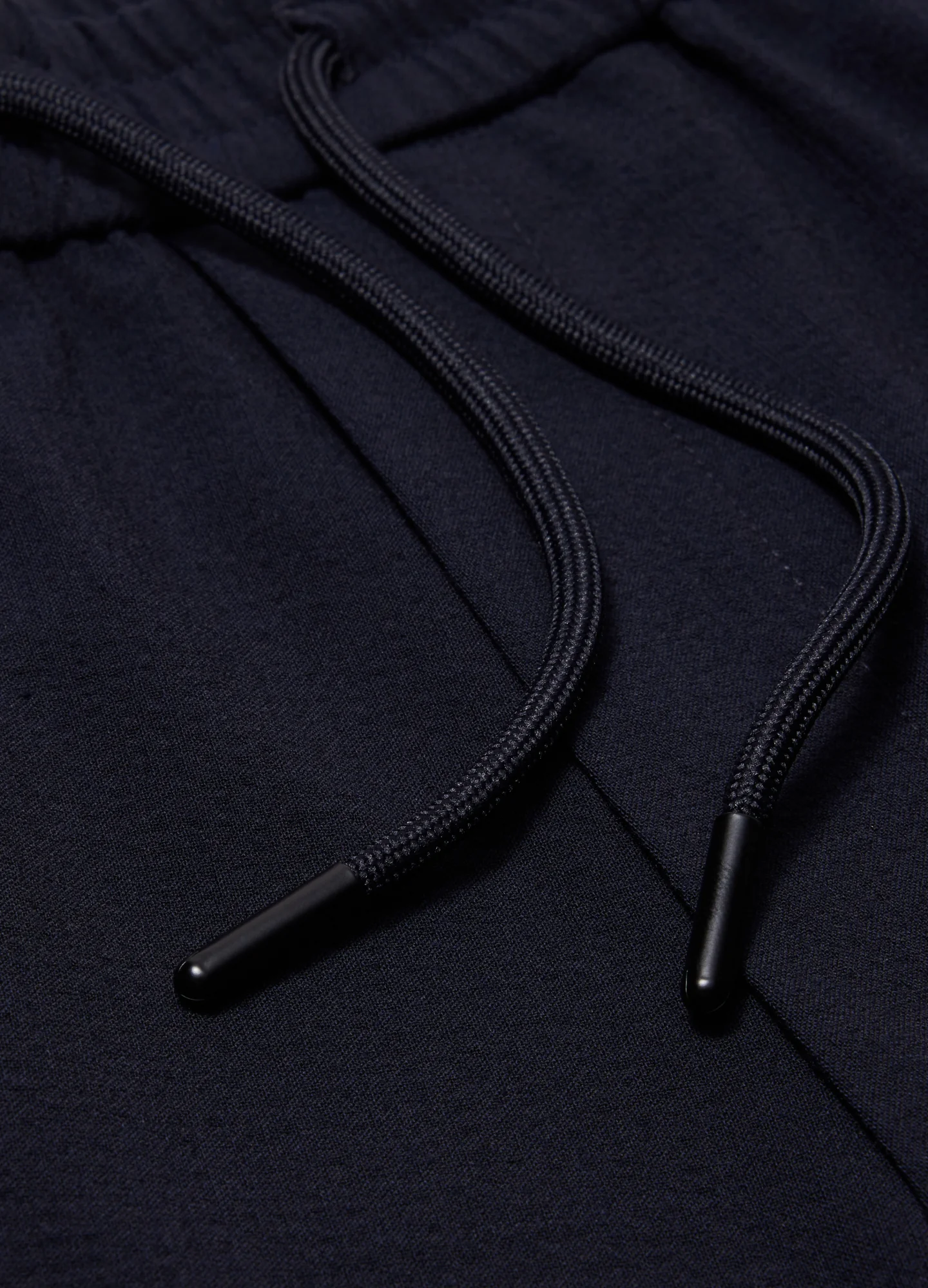 Stripe Trim Textured Shorts Navy - Image 5