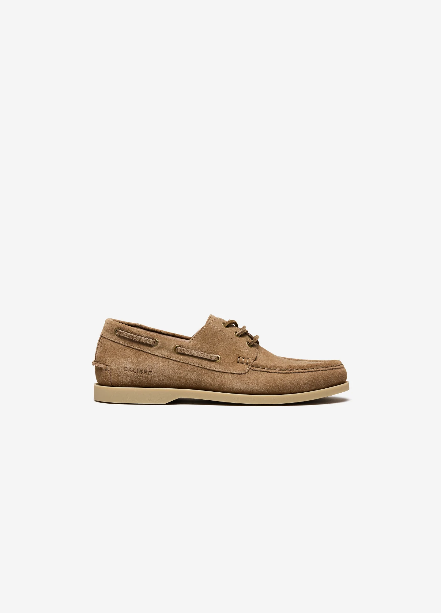 Suede Boat Shoe Stone - Image 5