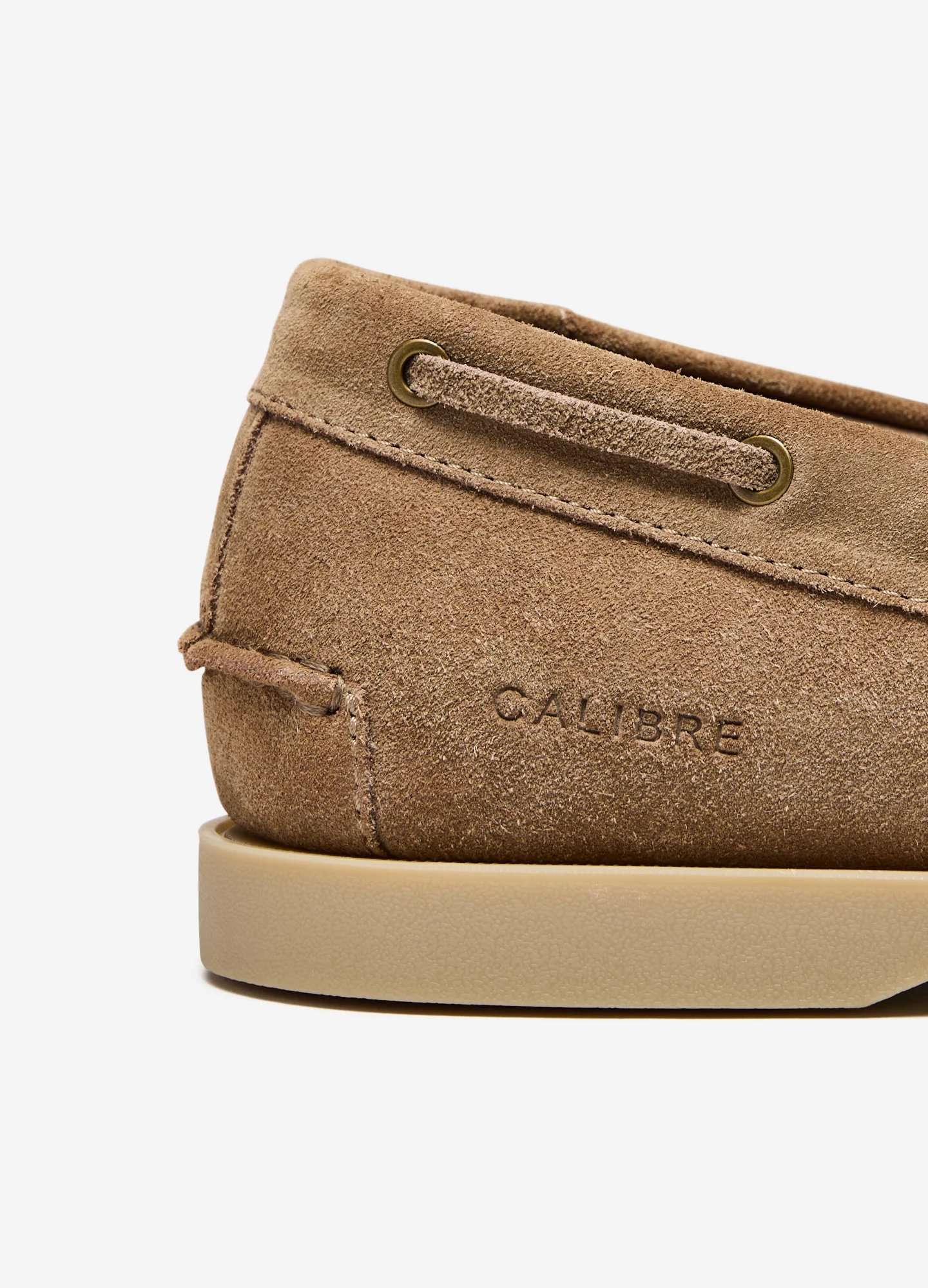 Suede Boat Shoe Stone - Image 7