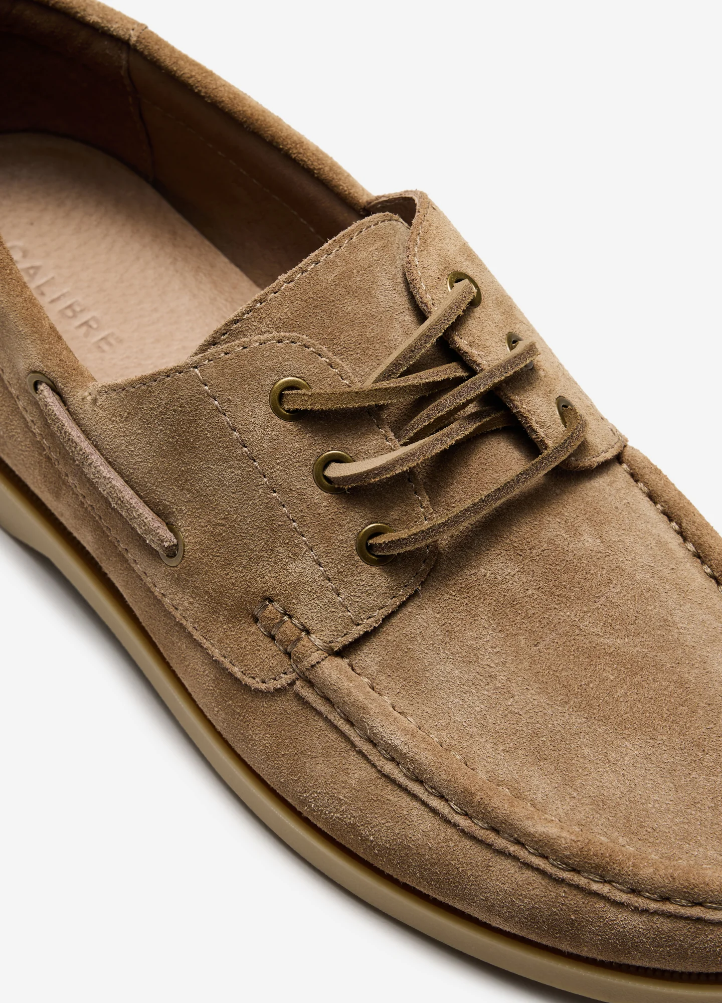 Suede Boat Shoe Stone - Image 8