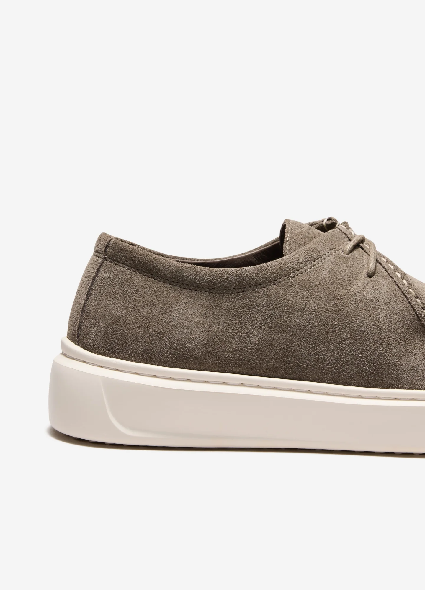 Suede Deck Shoe Grey - Image 2