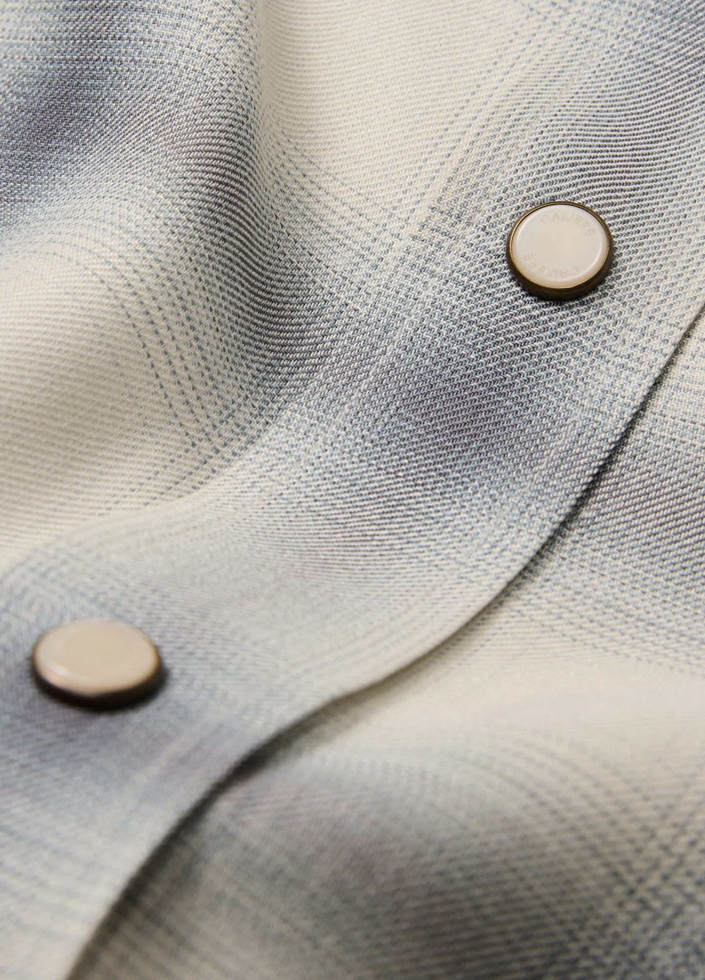 Tailored Check Long Sleeve Shirt Bone - Image 6