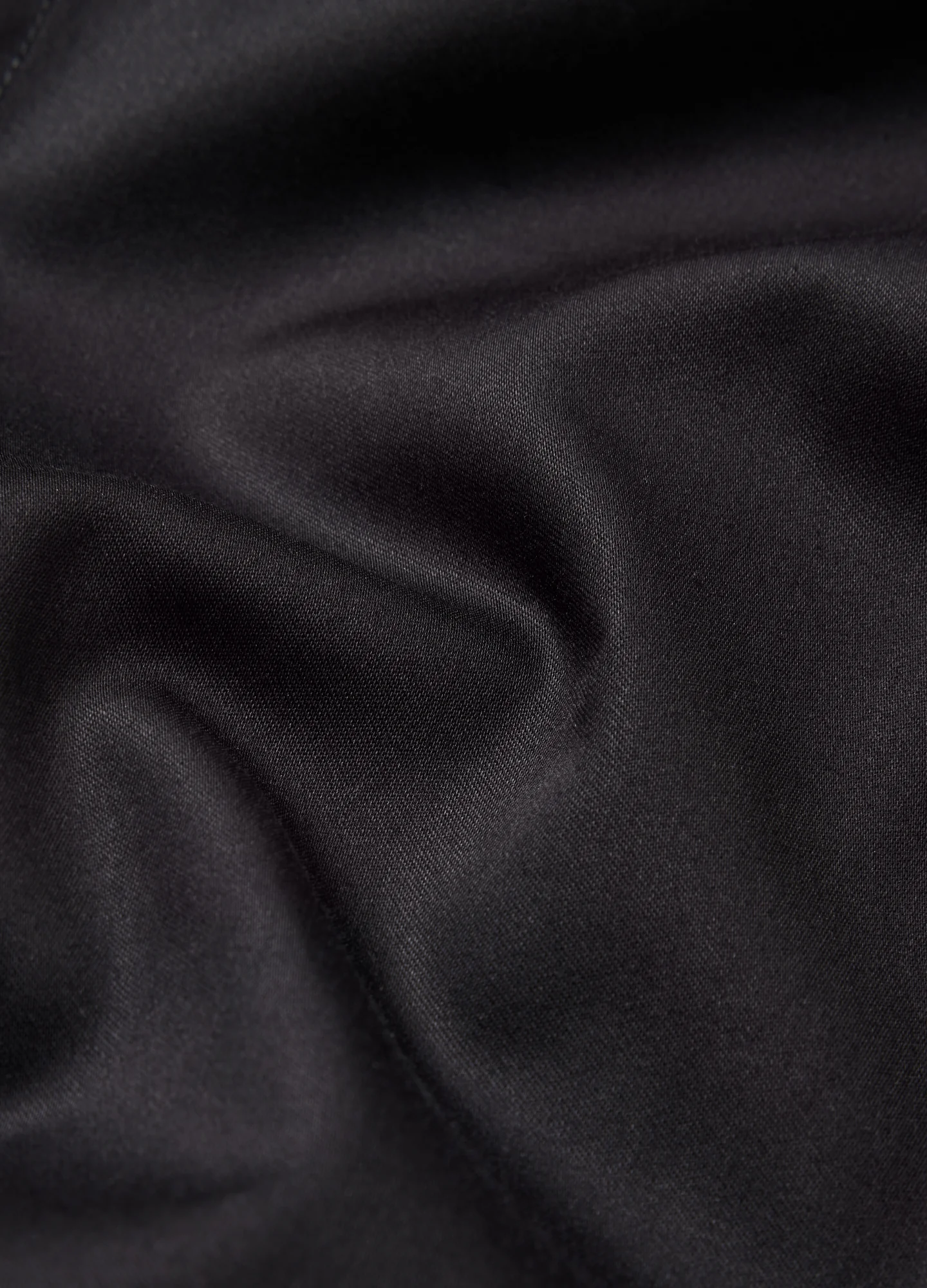 Tailored Cotton Shirt Black - Image 6