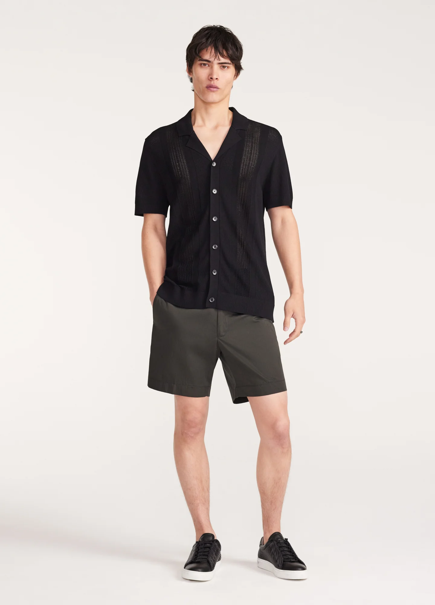 Tech Cotton Shorts Dark Green - Image 2
