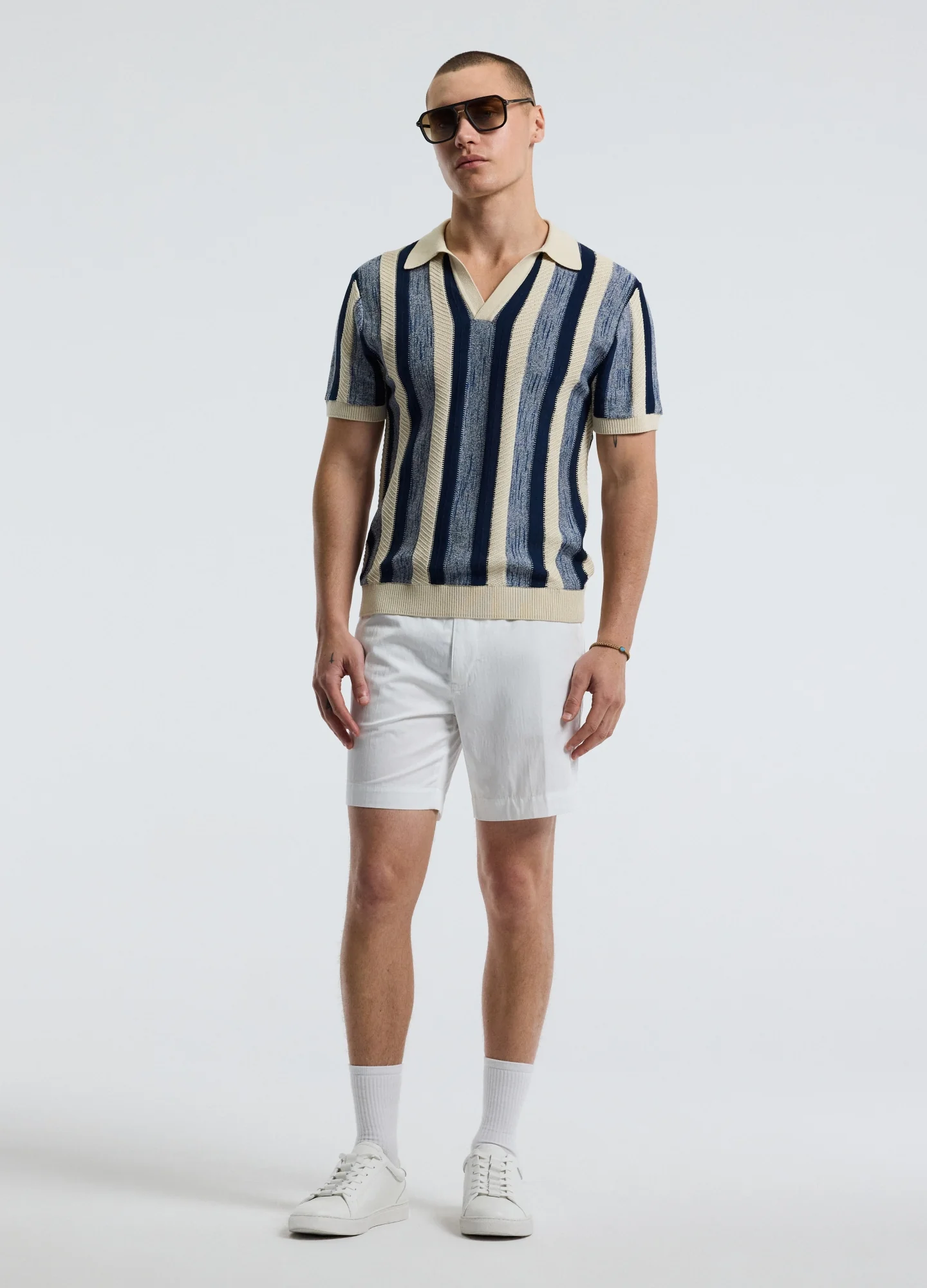 Tech Cotton Shorts White - Image 2