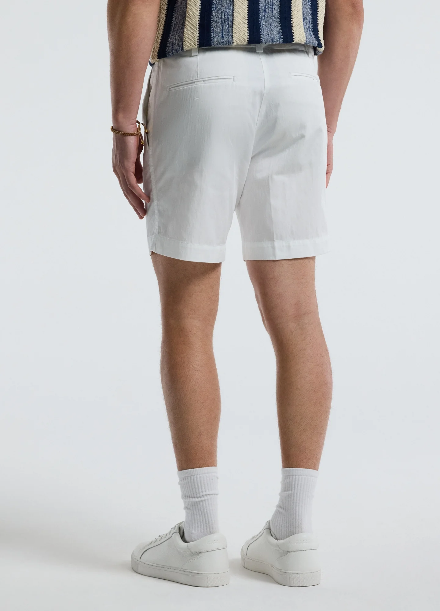 Tech Cotton Shorts White - Image 5