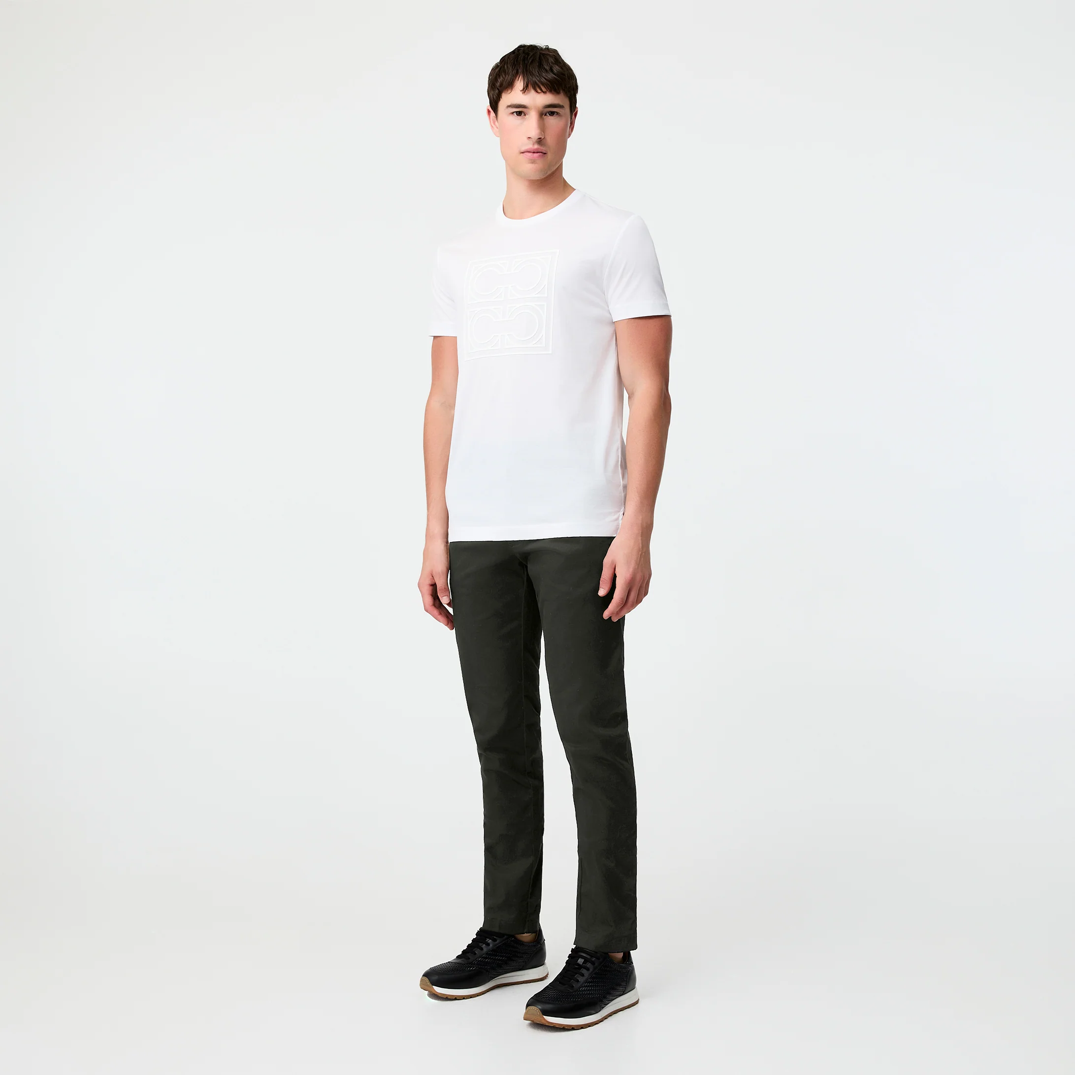 Tech Cotton Stretch Slim Pant Olive - Image 2