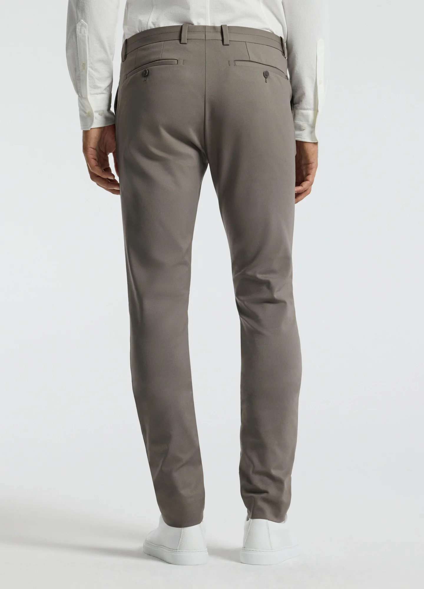 Tech Cotton Stretch Slim Pants Sepia - Image 5
