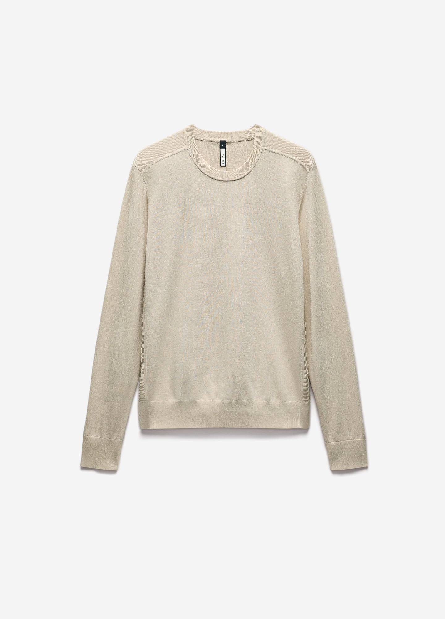Technical Knit Crew Neck Sweater Oatmeal