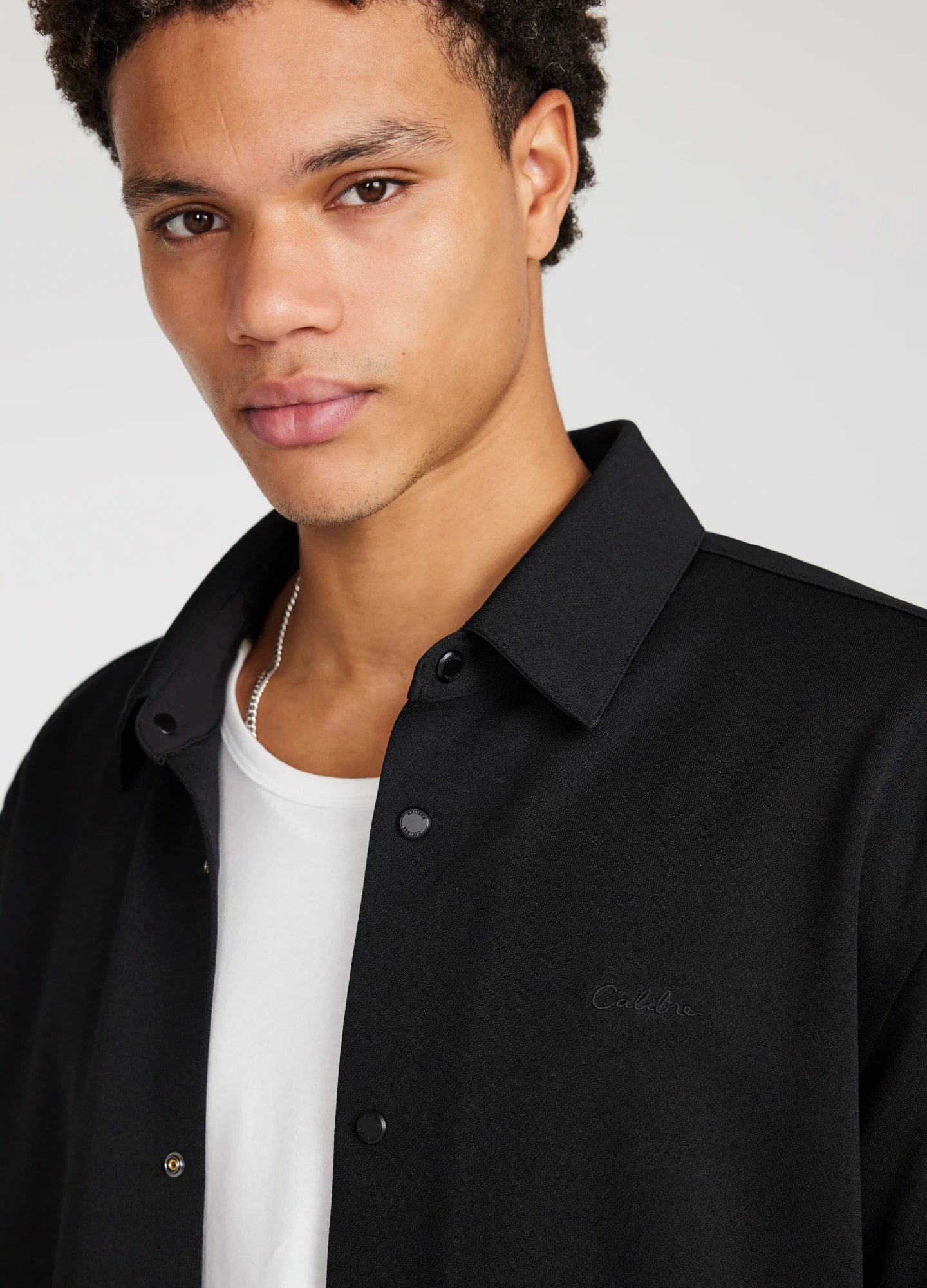 Tech Jersey Overshirt Black - Image 4