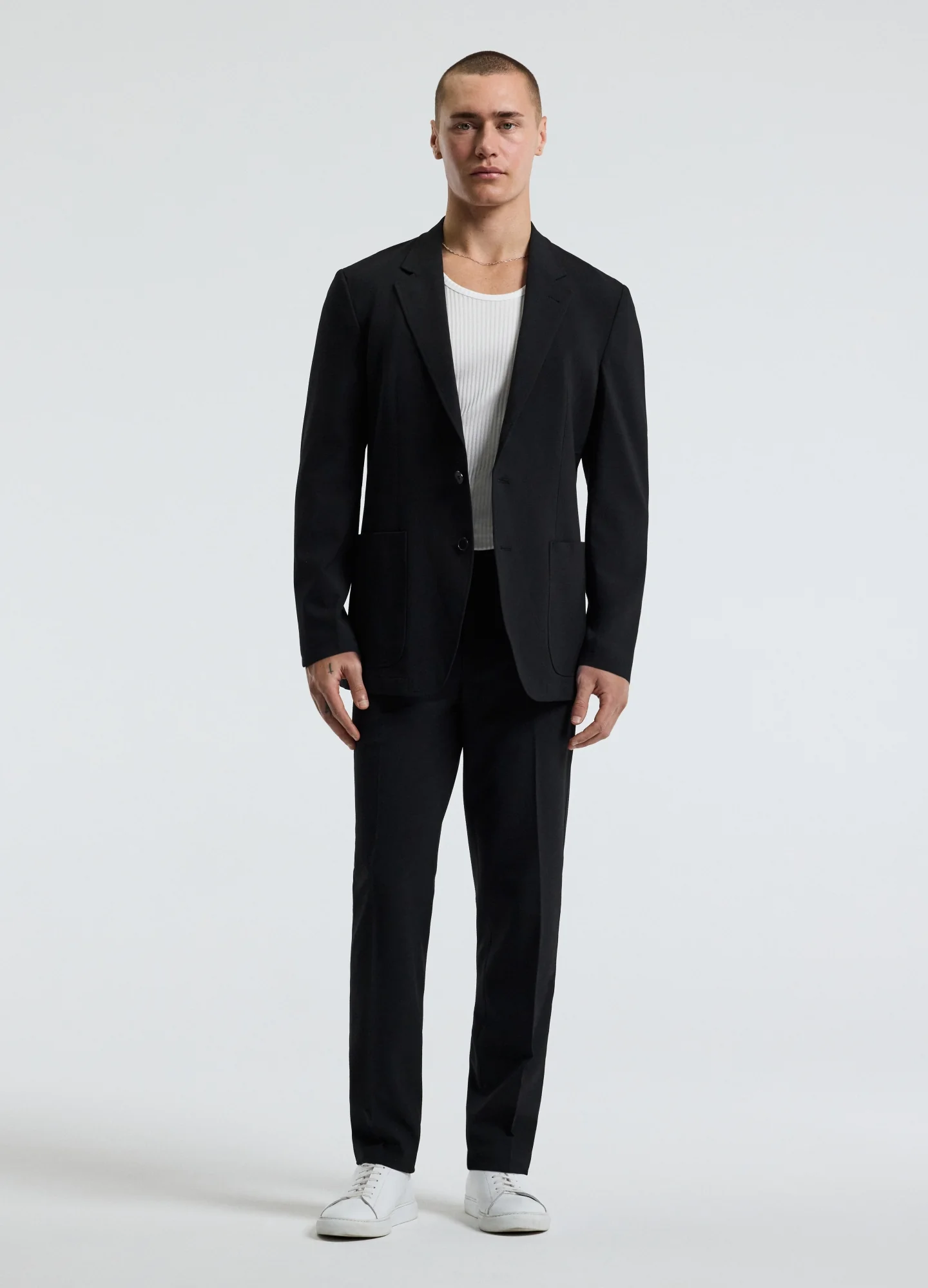 Tech Seersucker Blazer Black - Image 2