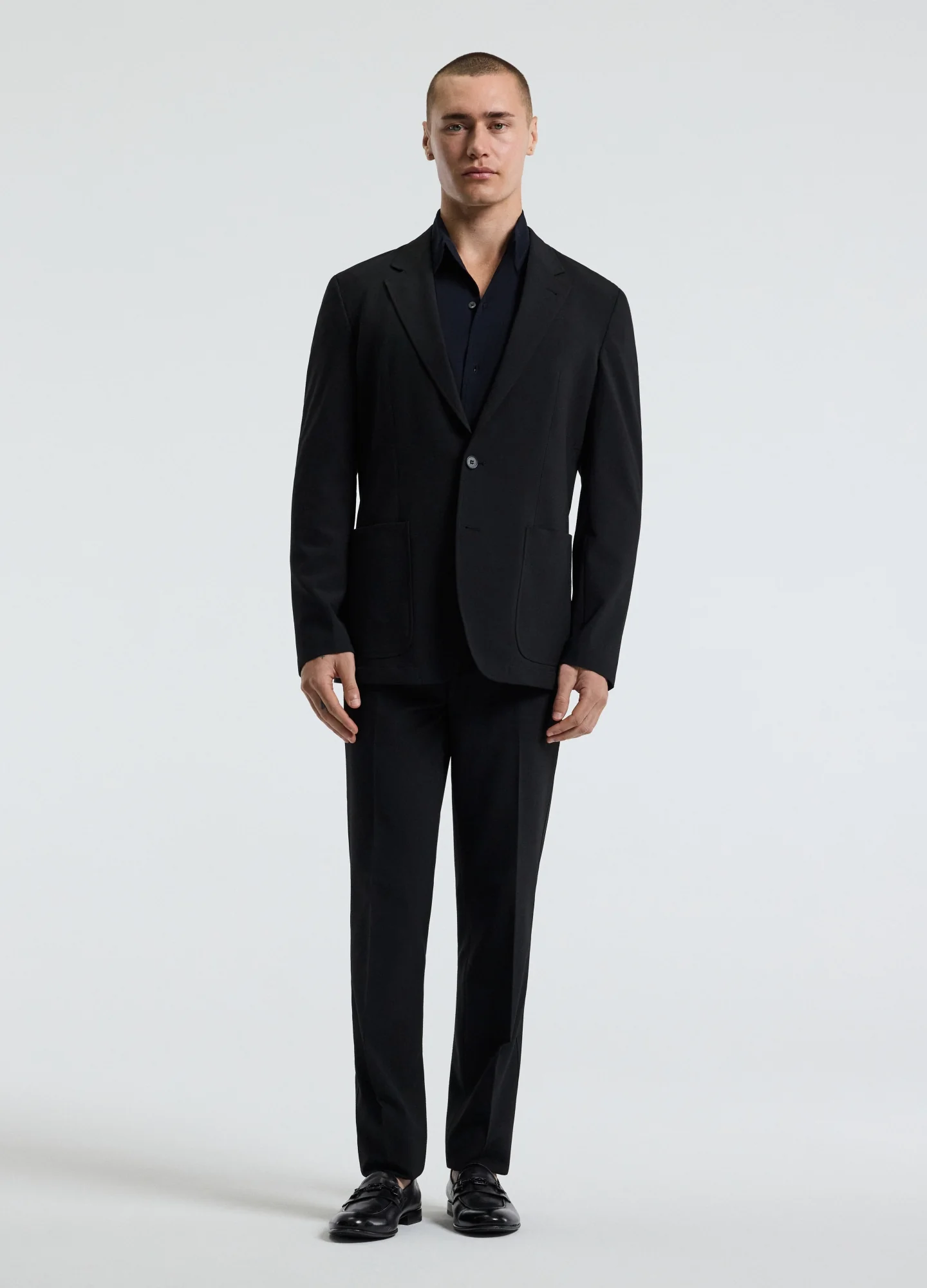 Tech Seersucker Blazer Black - Image 8