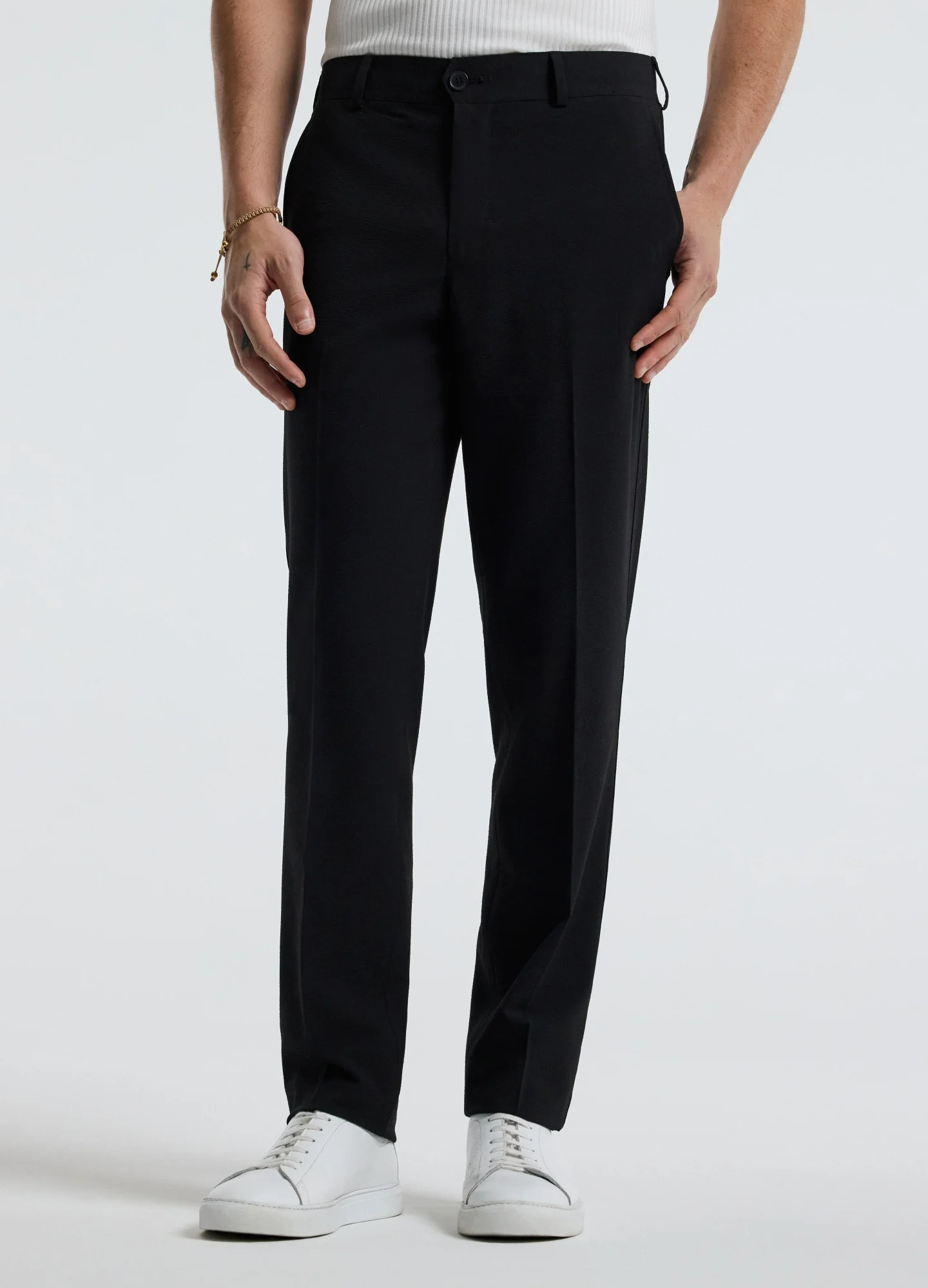 Tech Seersucker Pants Black - Image 2