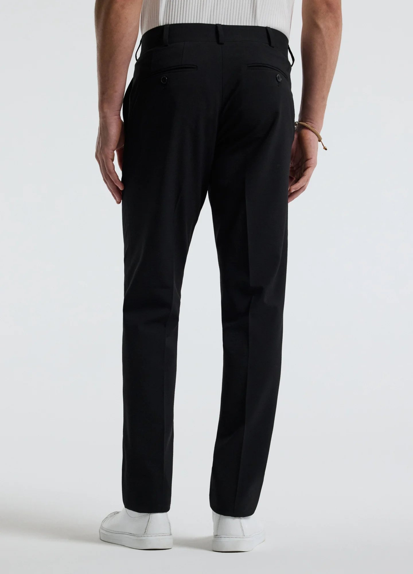 Tech Seersucker Pants Black - Image 4