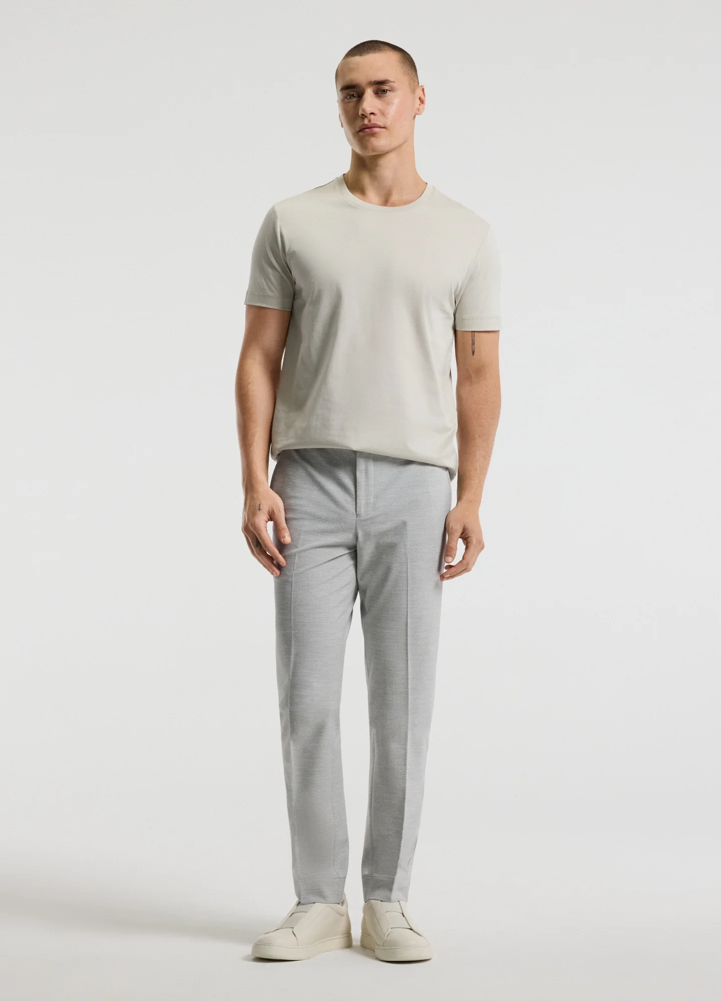 Tech Seersucker Pants Silver - Image 7