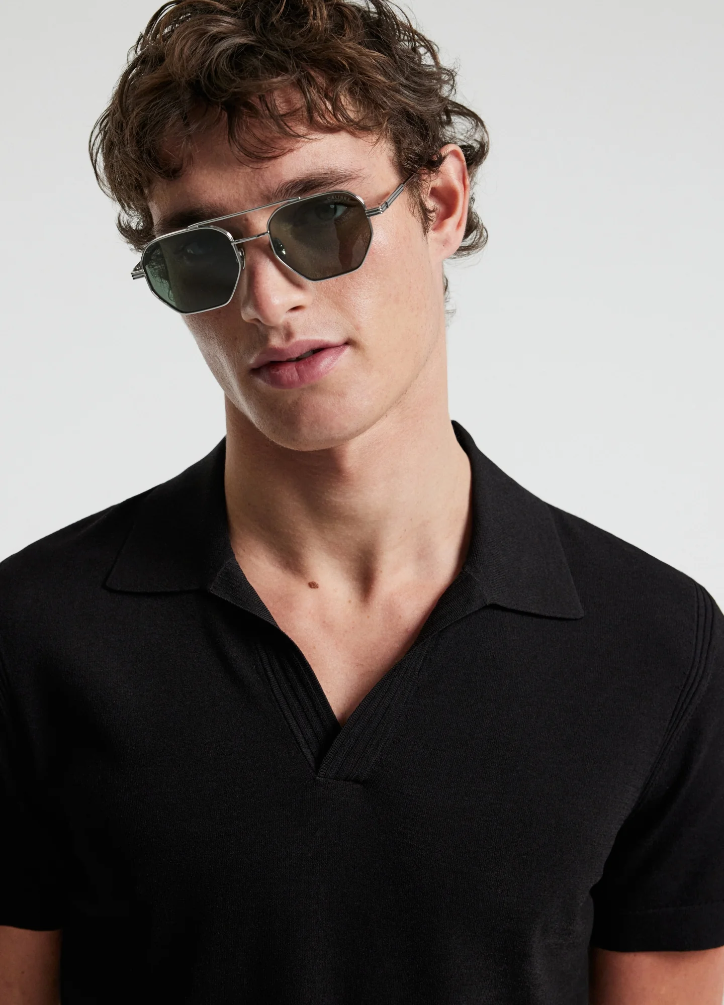 Tech Shoulder Trim Polo Black - Image 4