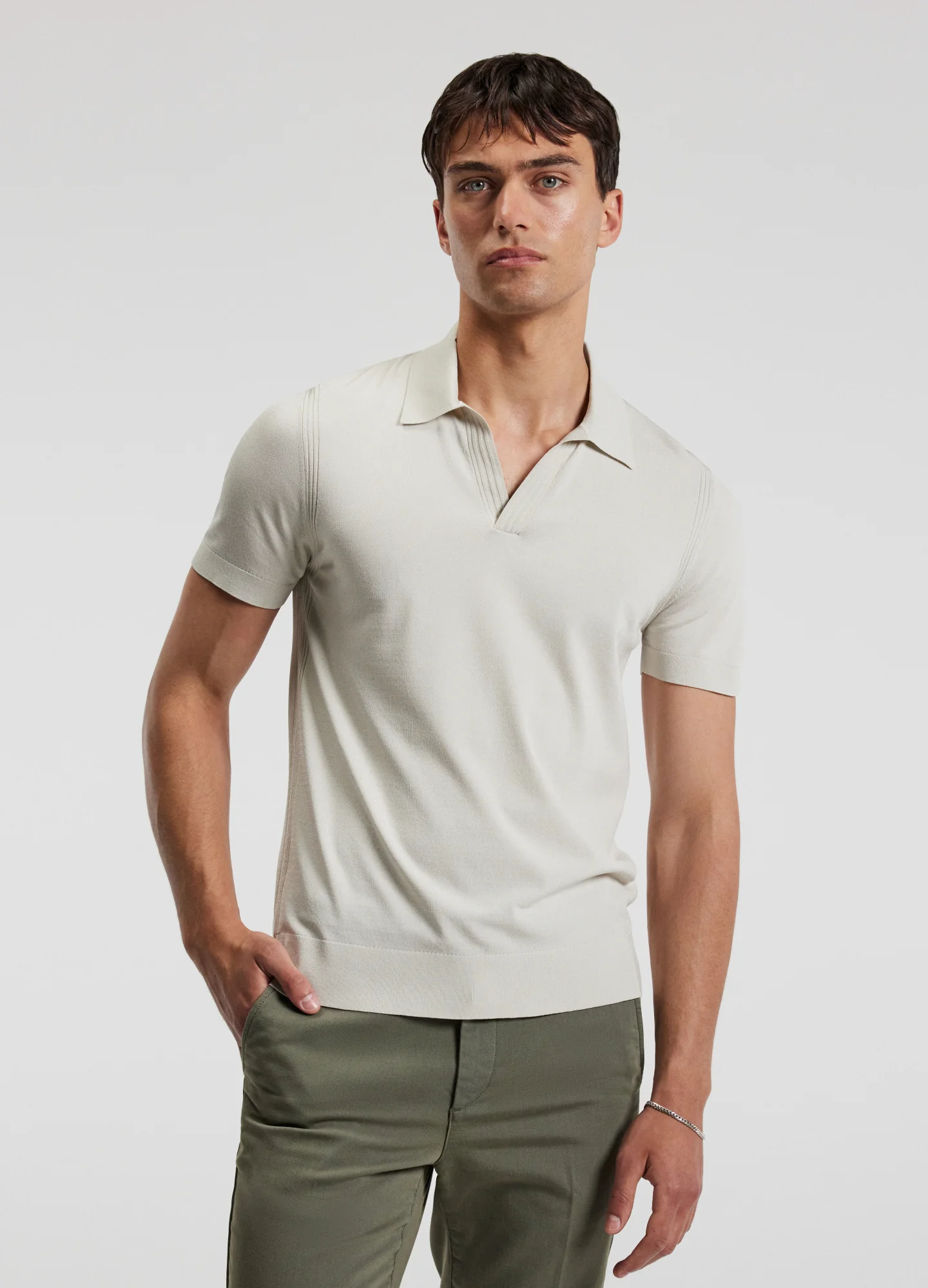 Tech Shoulder Trim Polo Salt - Image 3