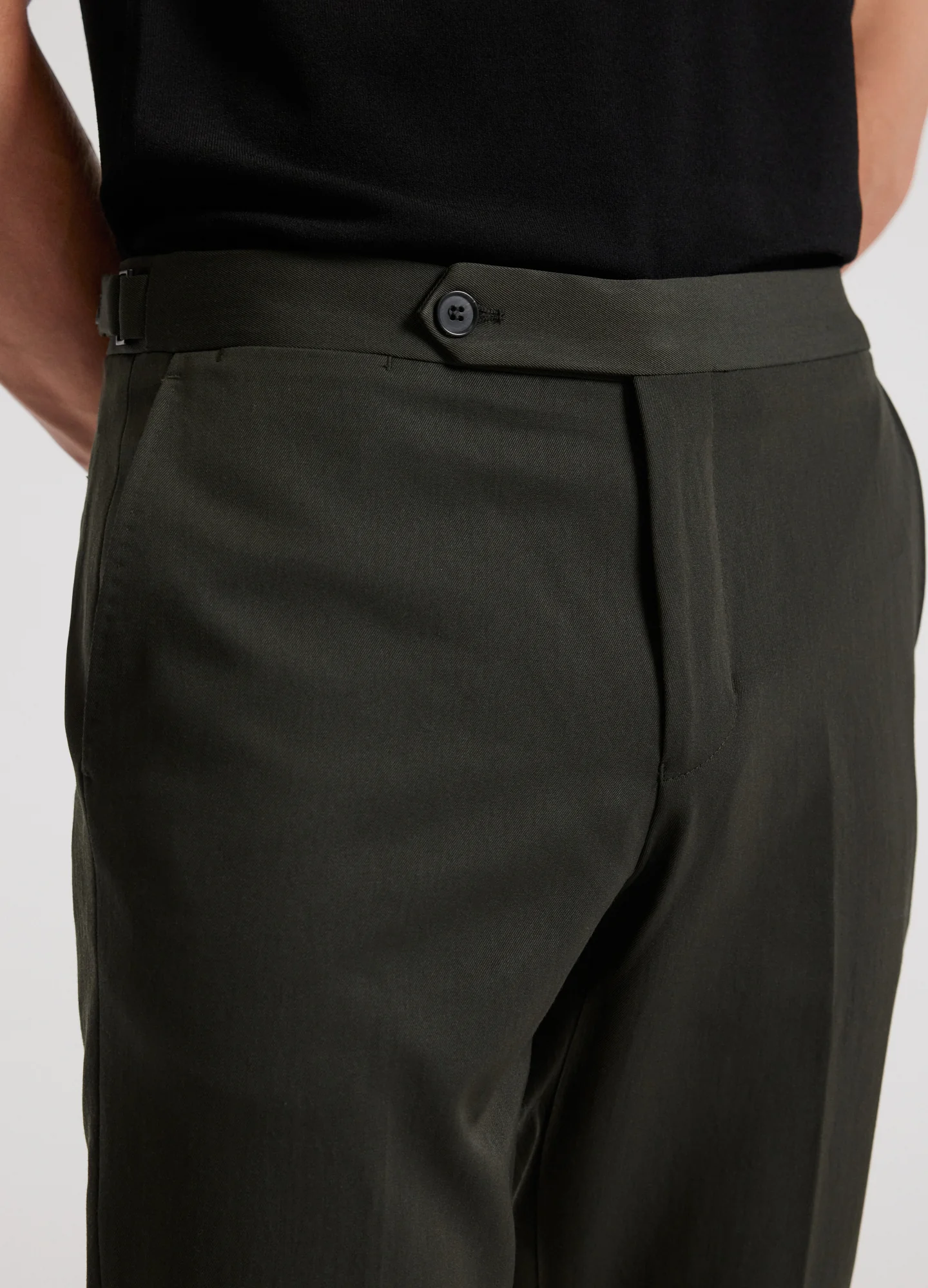 Tech Wool Dress Pants Dark Green - Image 4