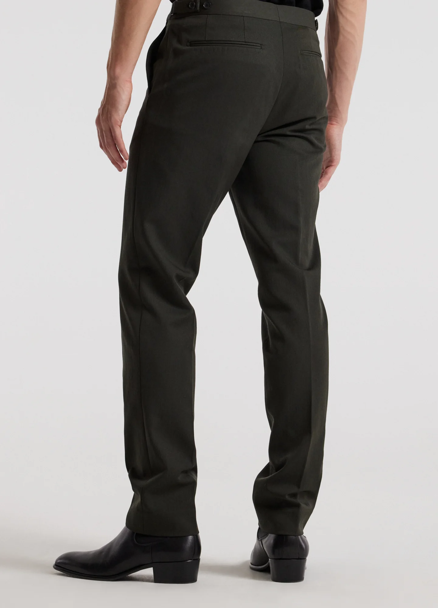 Tech Wool Dress Pants Dark Green - Image 5