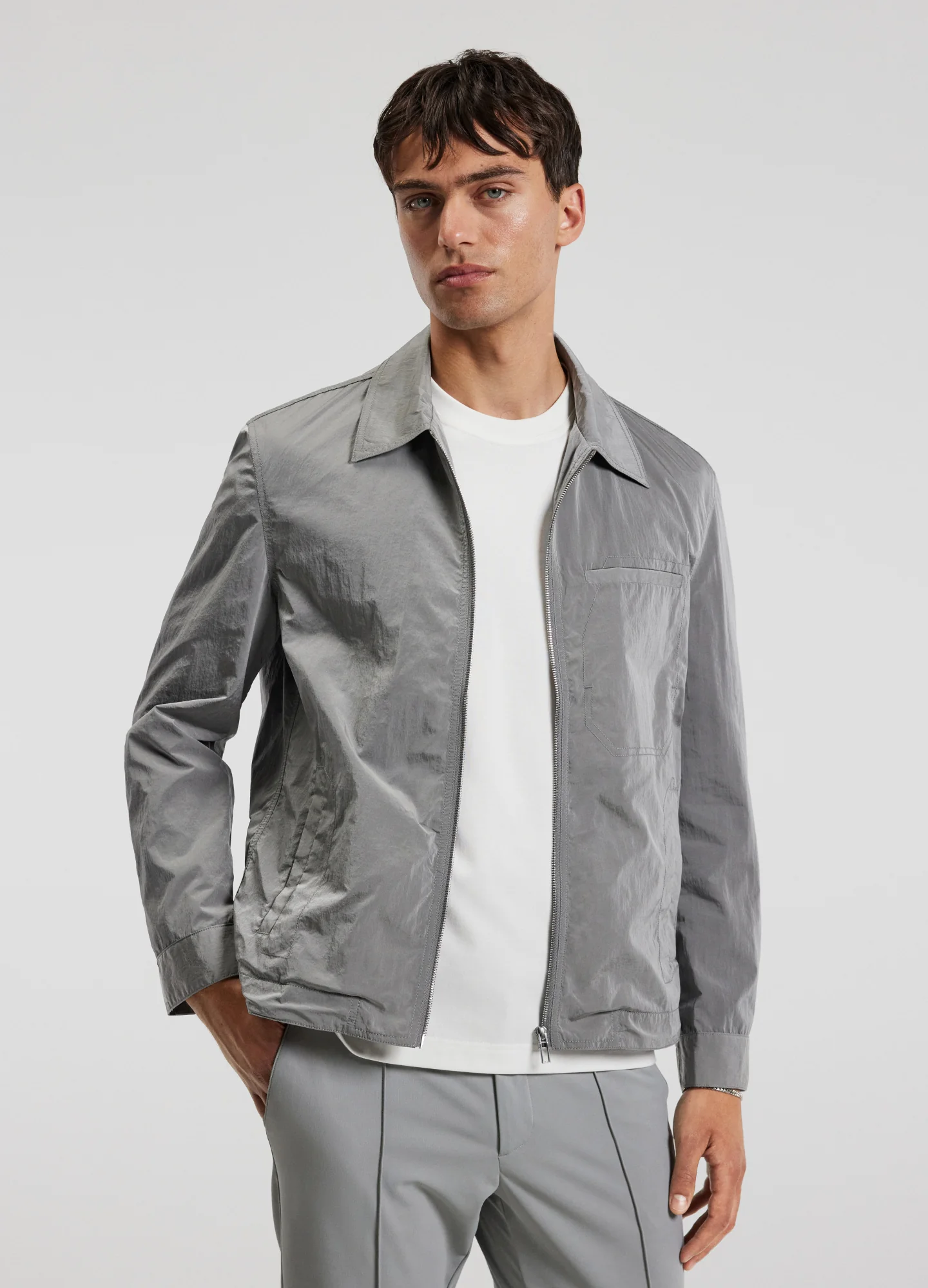 Technical Jacket Silver - Image 3