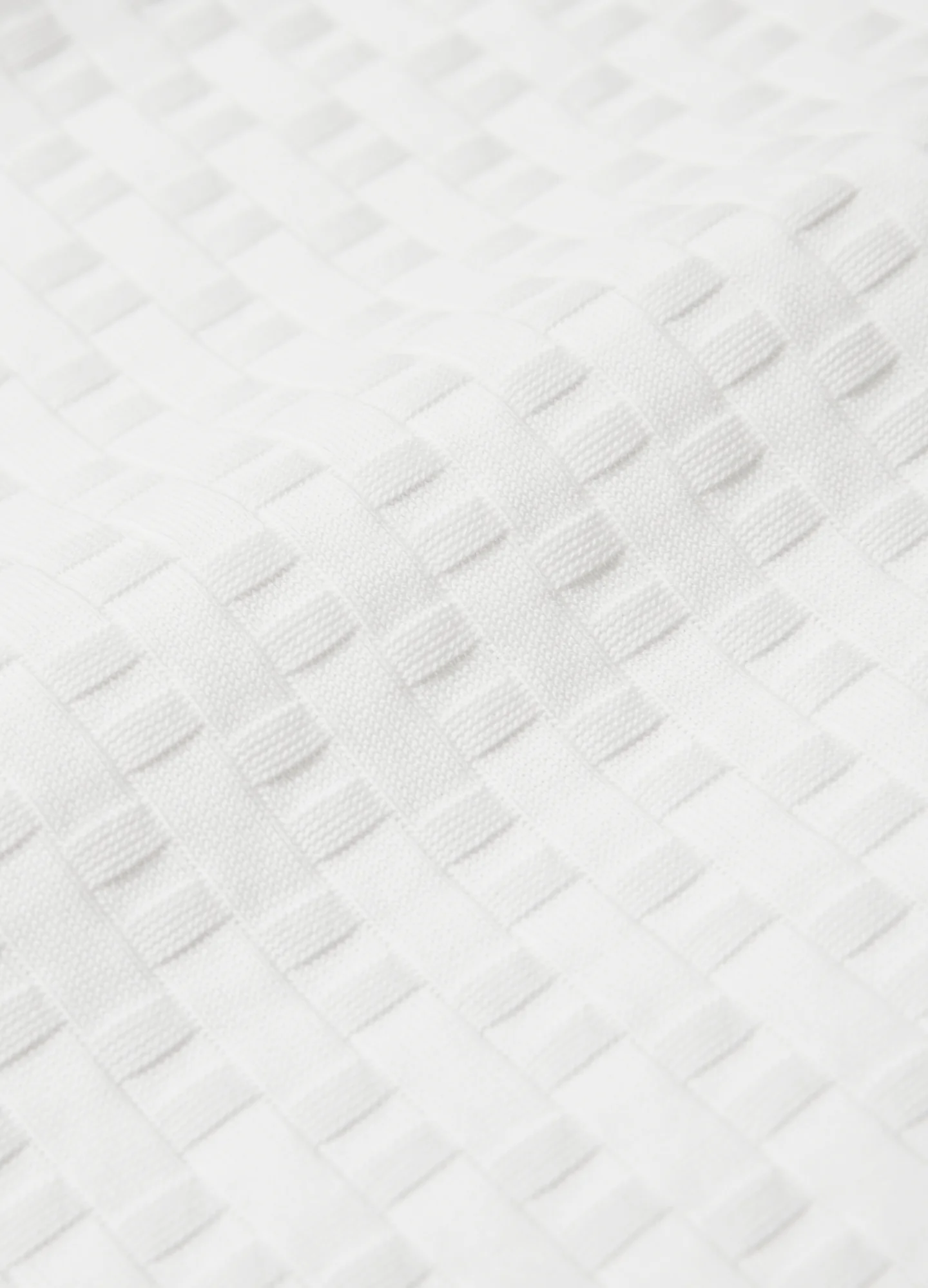 Textured Open Neck Polo Ivory - Image 6