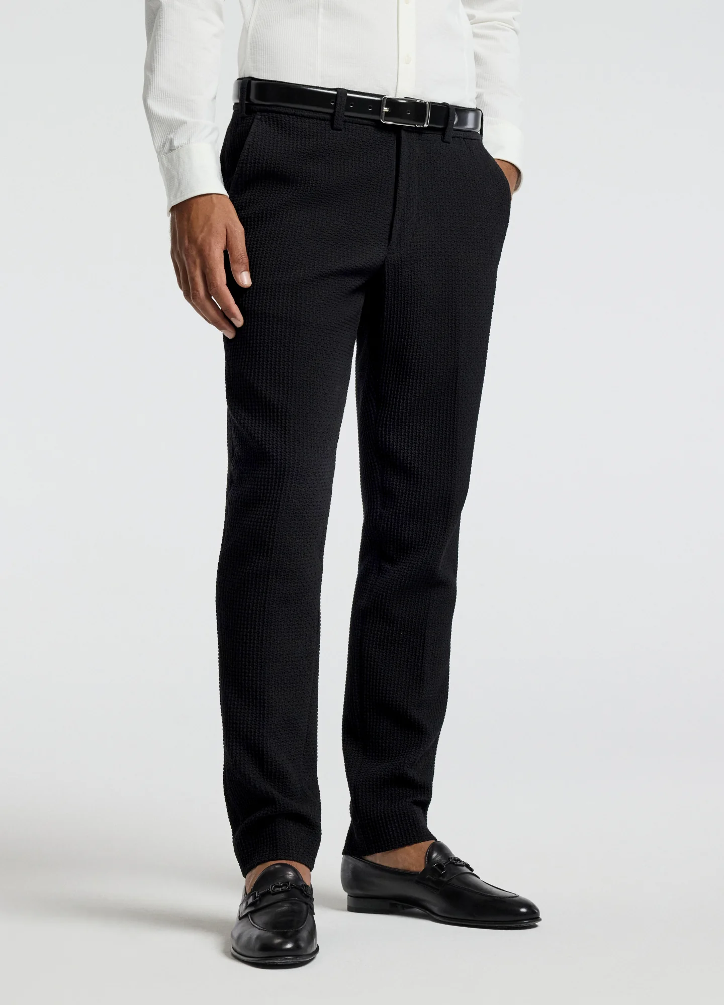 Textured Pants Black - Image 3