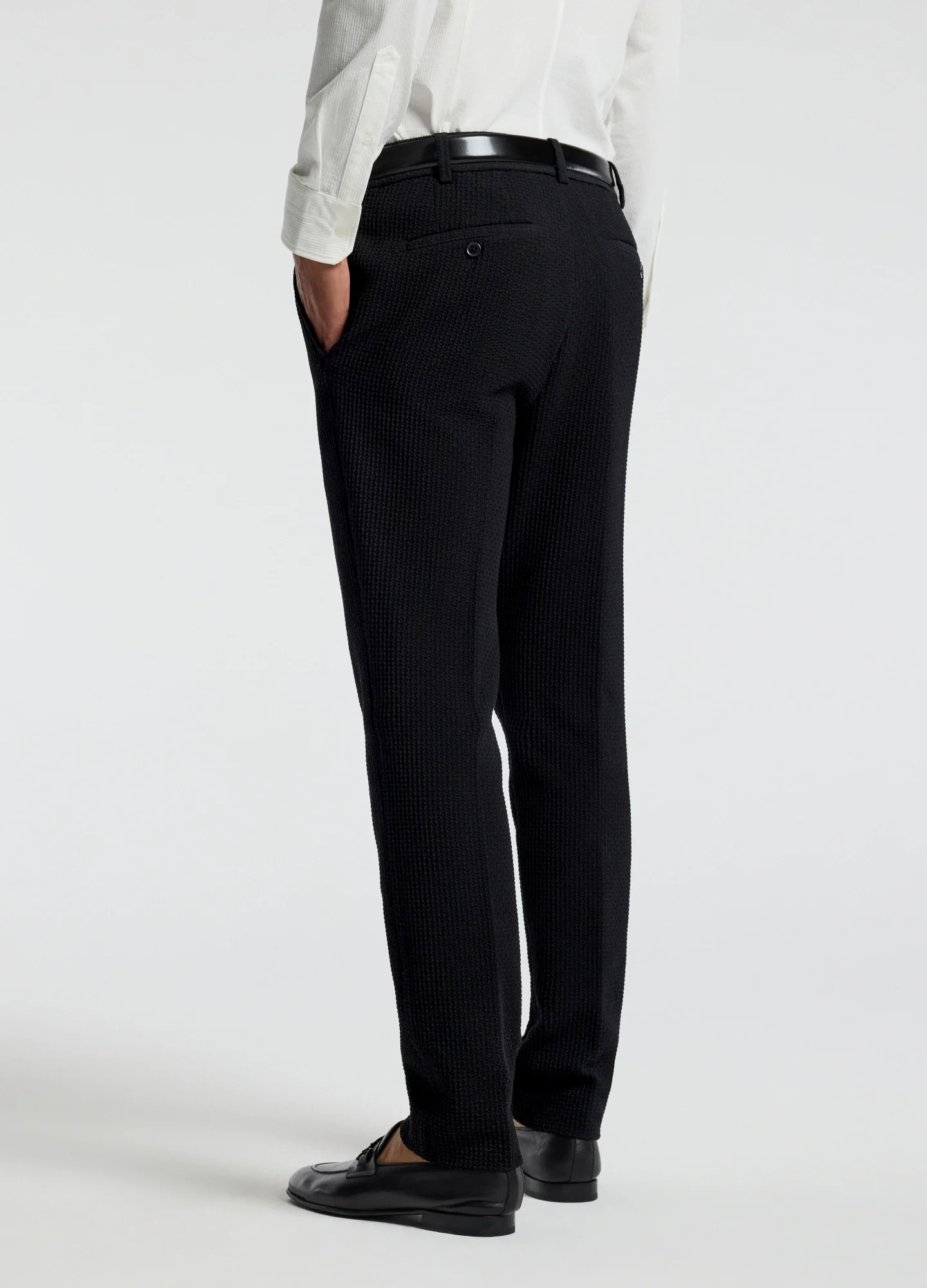 Textured Pants Black - Image 5
