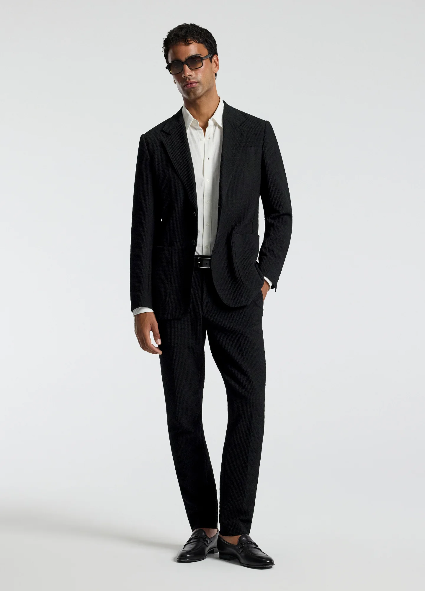 Textured Pants Black - Image 6