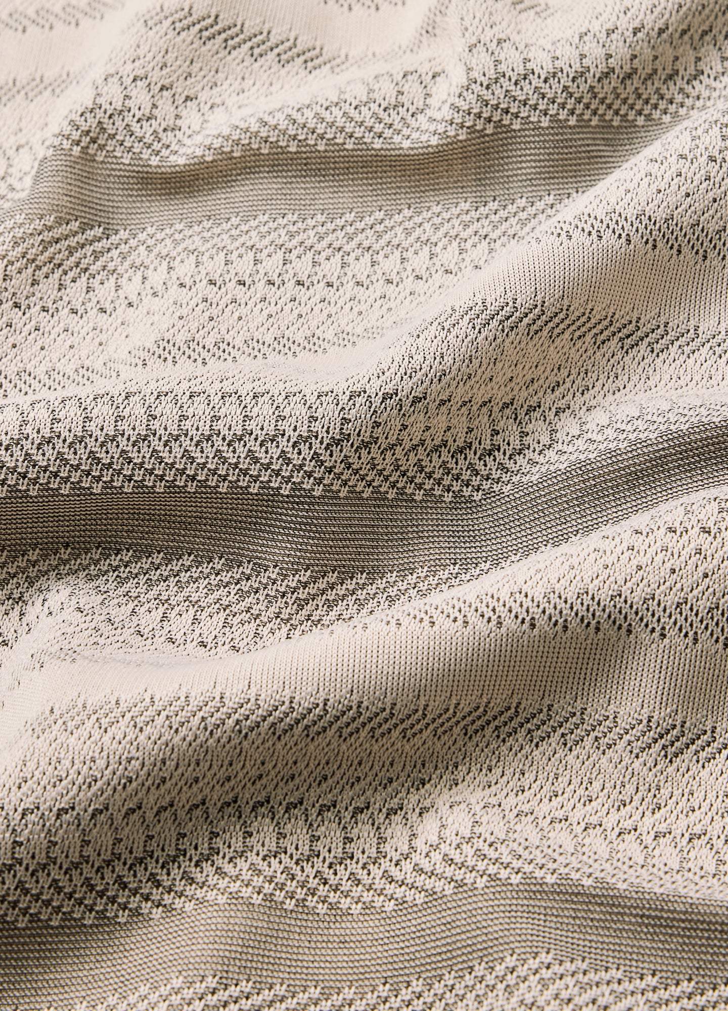 Textured Stripe Cuban Collar Shirt Neutral - Image 6