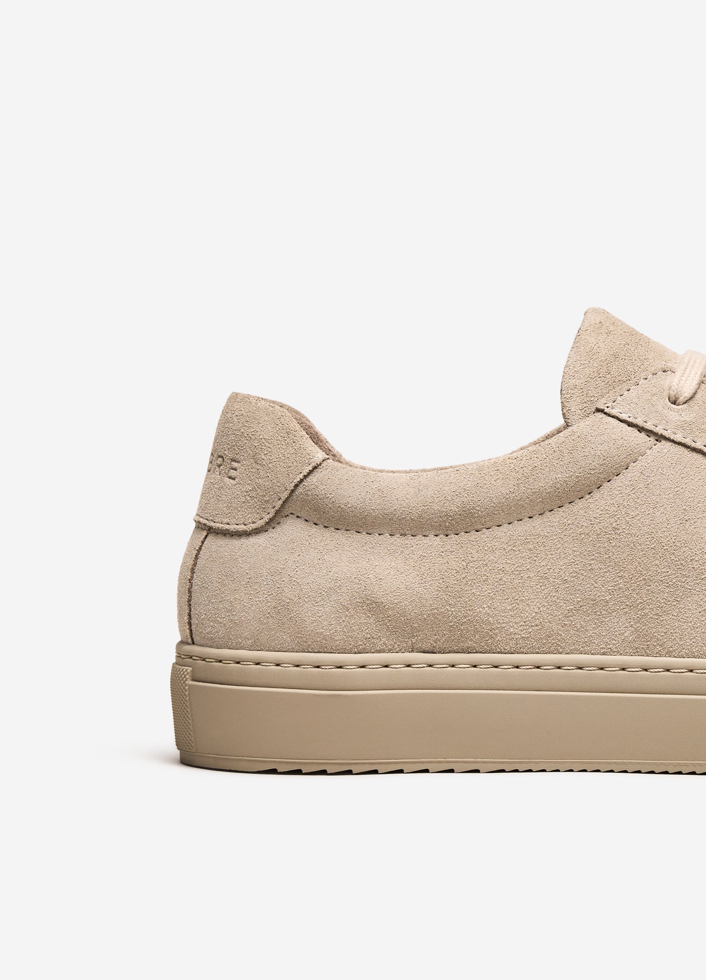 Tonal Suede Sneaker Stone - Image 3