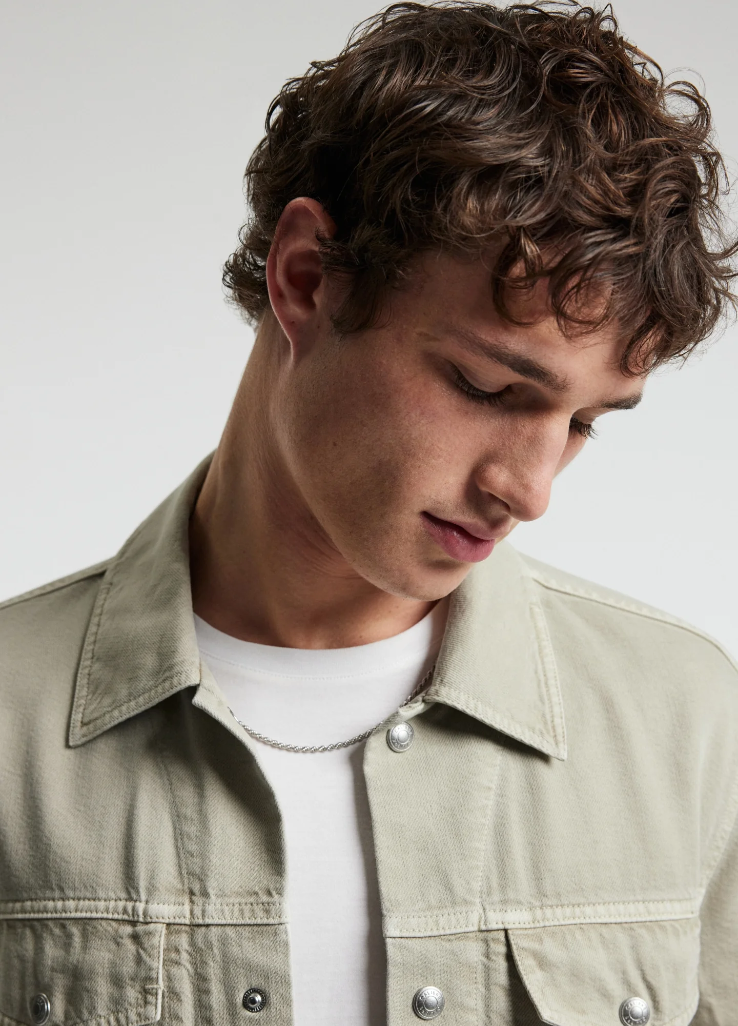 Trucker Jacket Grey - Image 4