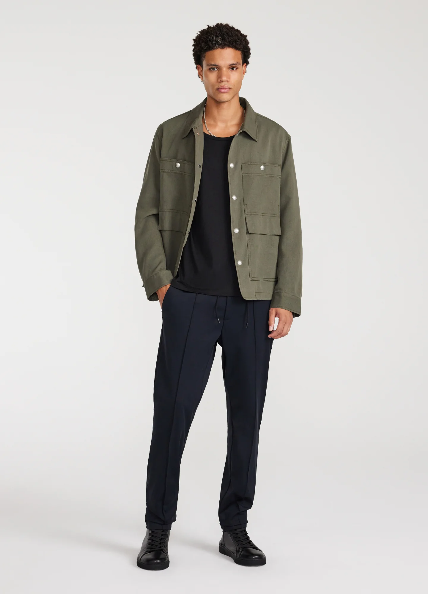 Utility Jacket Light Khaki - Image 2