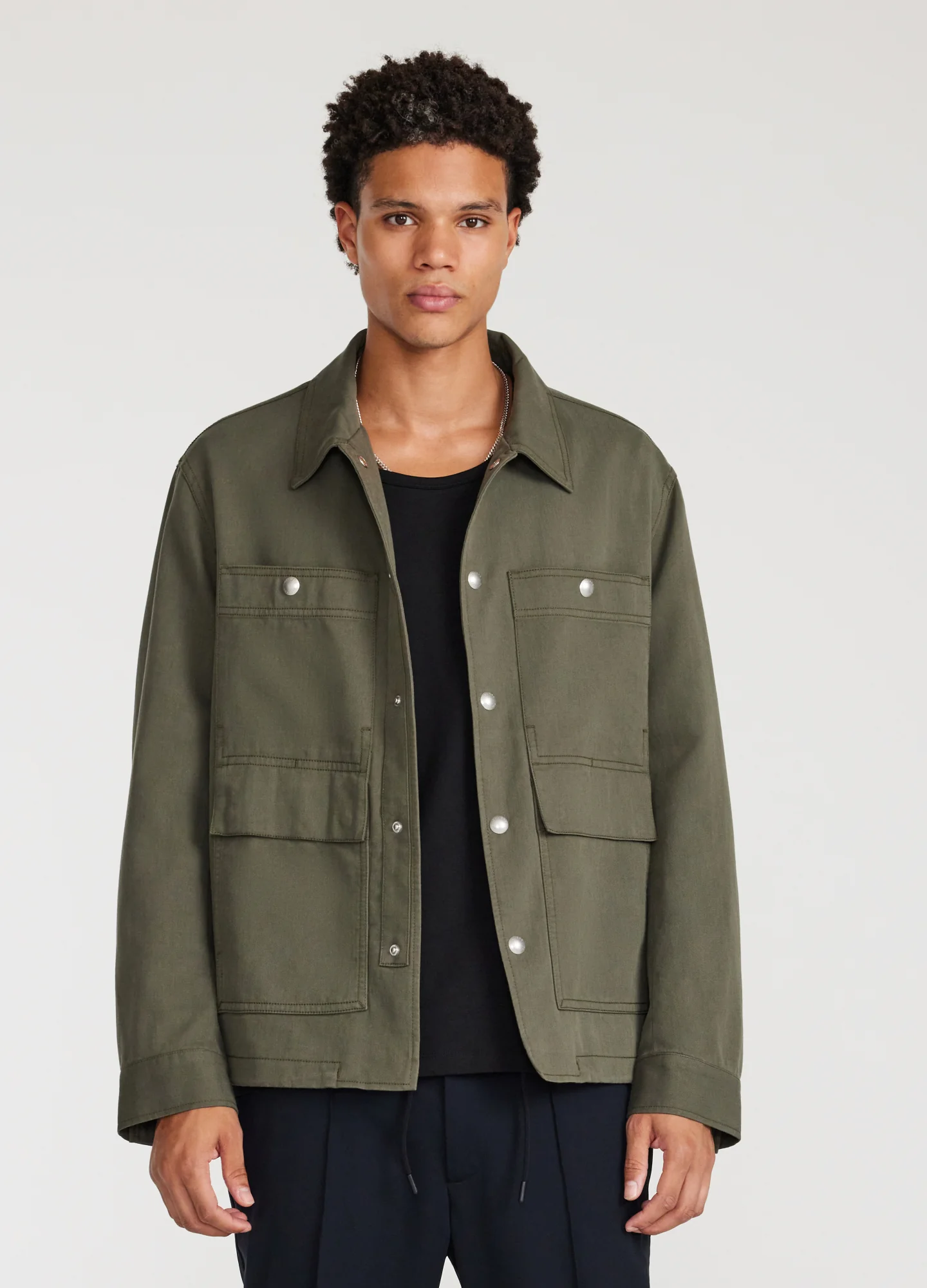 Utility Jacket Light Khaki - Image 3