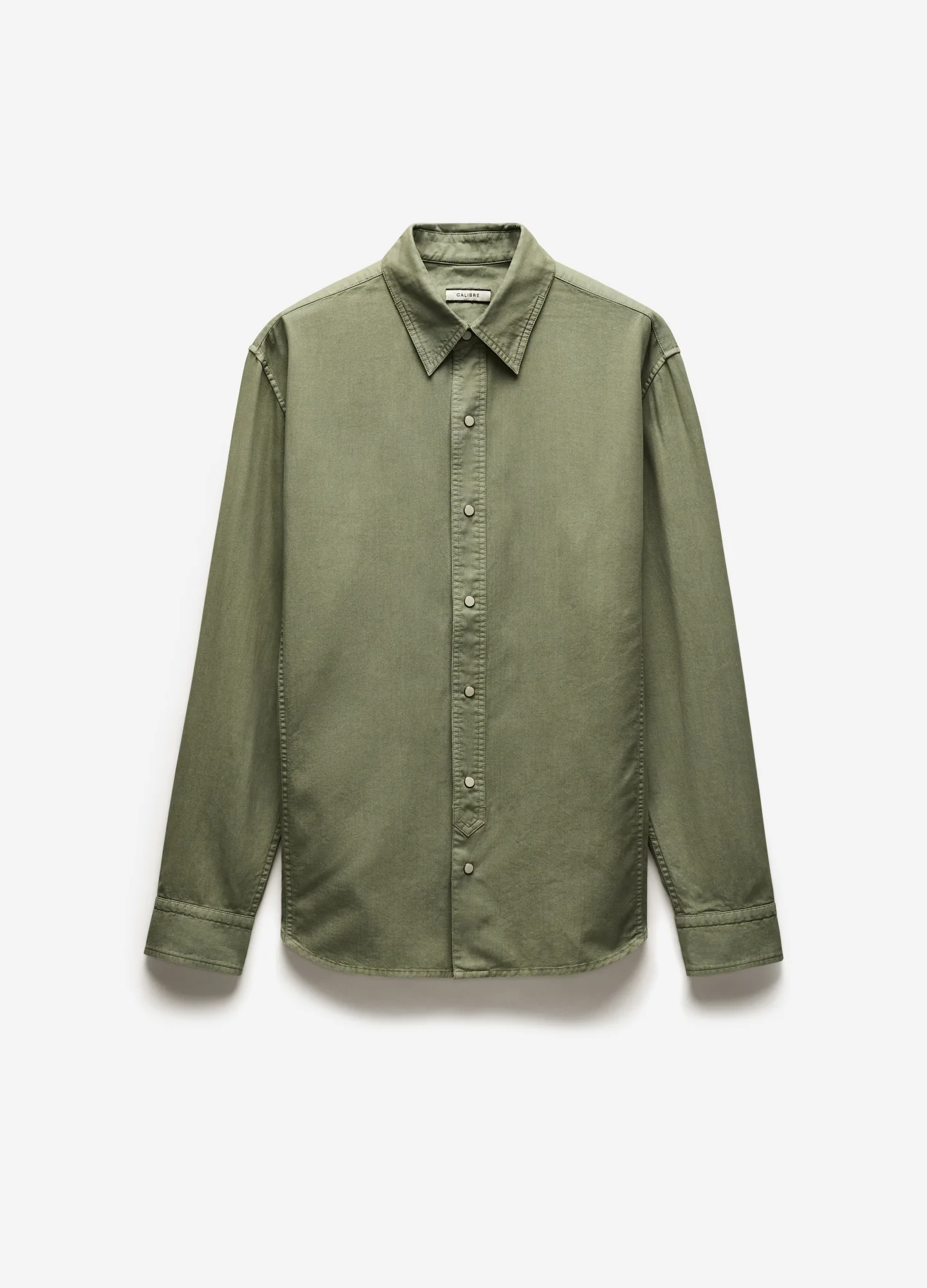 Washed Cotton Lyocell Shirt Sage
