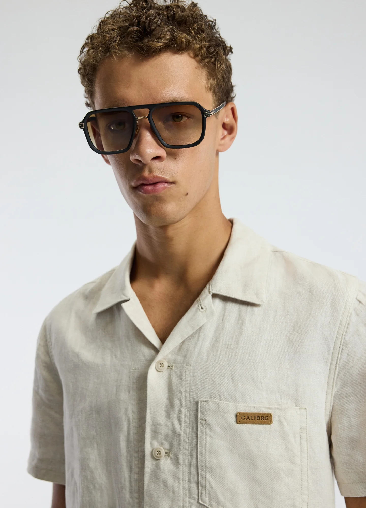 Washed Linen Short Sleeve Shirt Natural - Image 4