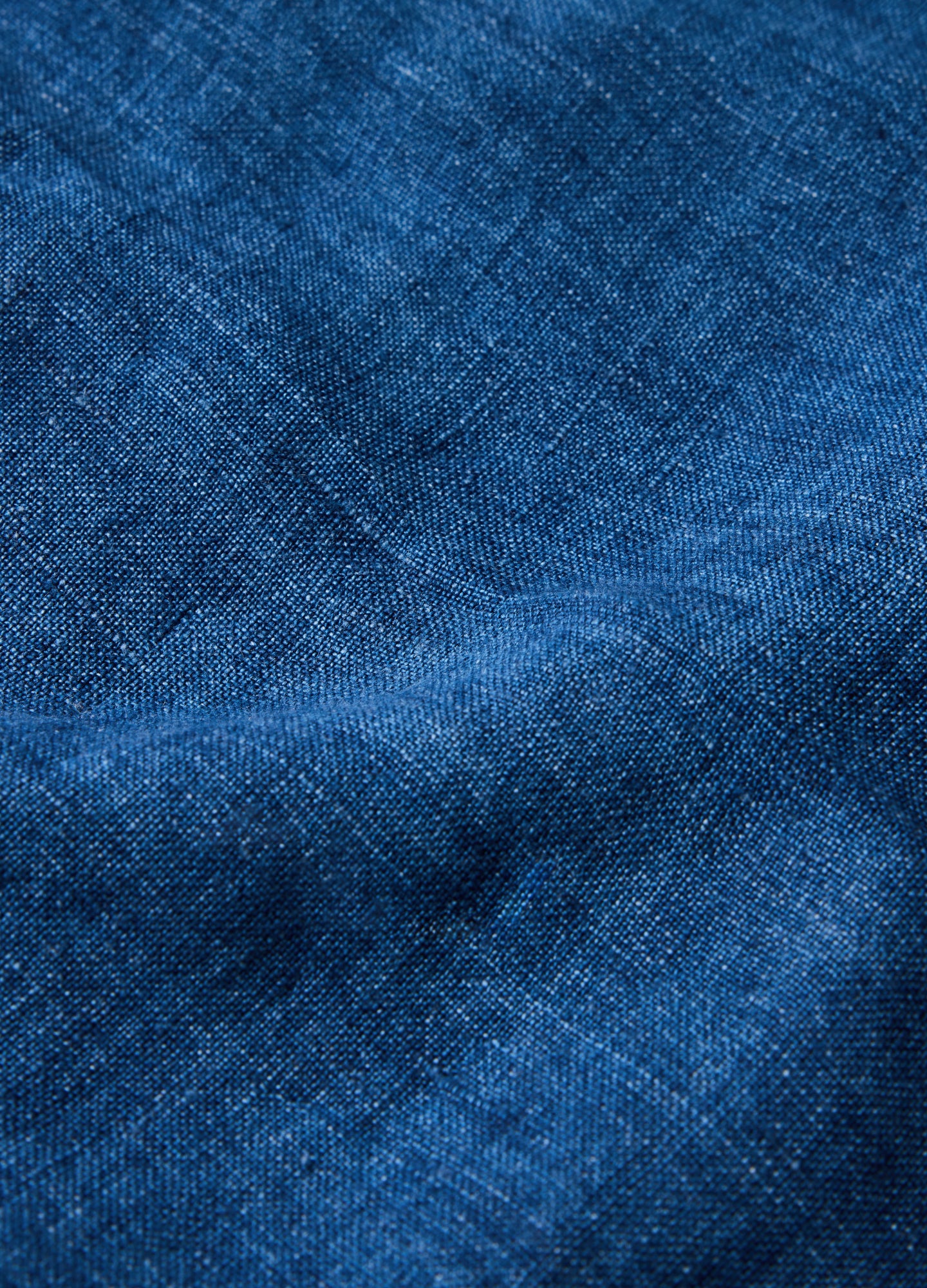 Washed Linen Shorts Indigo - Image 7