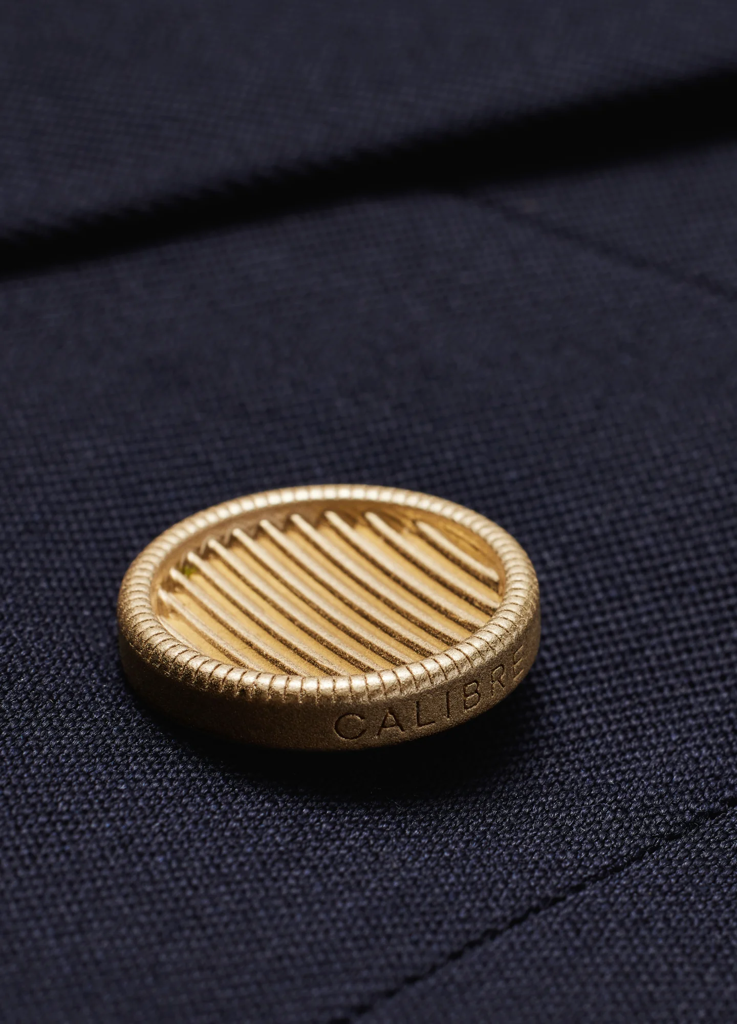Wool Double Breasted Blazer Navy Dark - Image 7