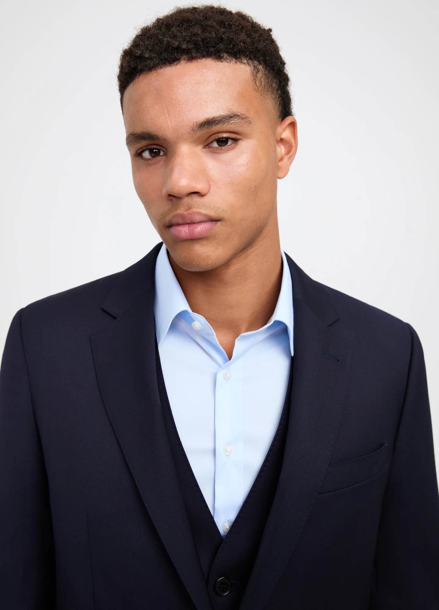 Wool Twill Suit Jacket Navy - Image 4
