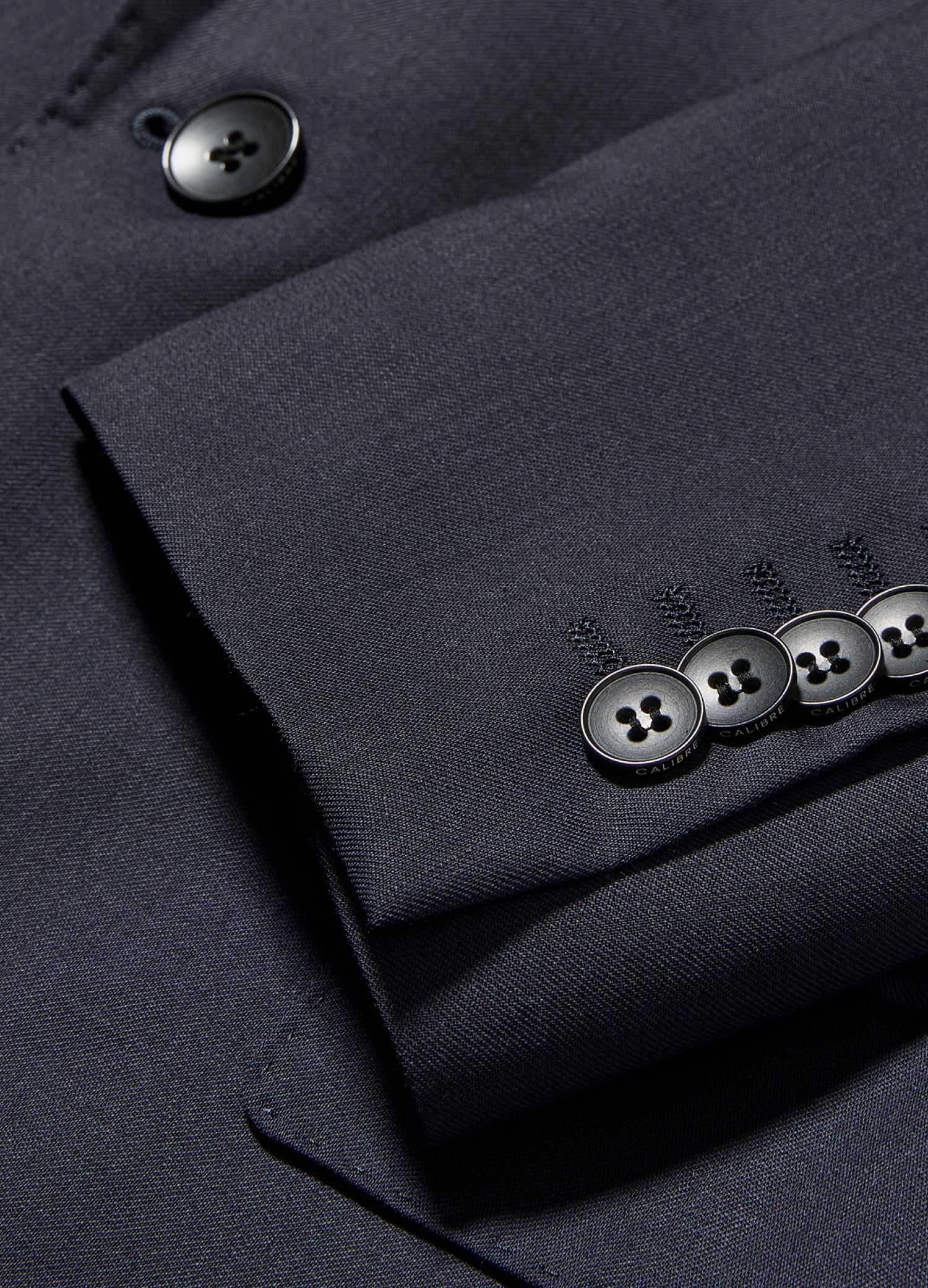 Wool Twill Suit Jacket Navy - Image 8