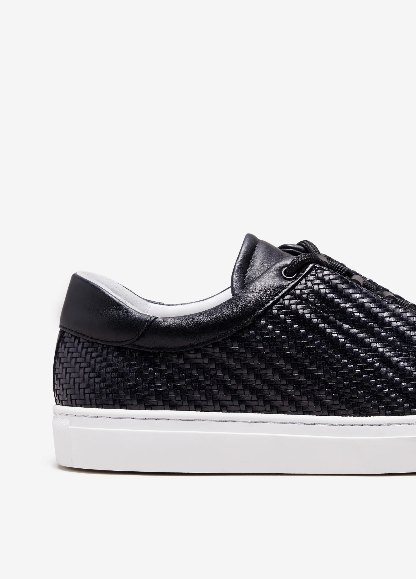 Woven Concealed Sneaker Black - Image 3