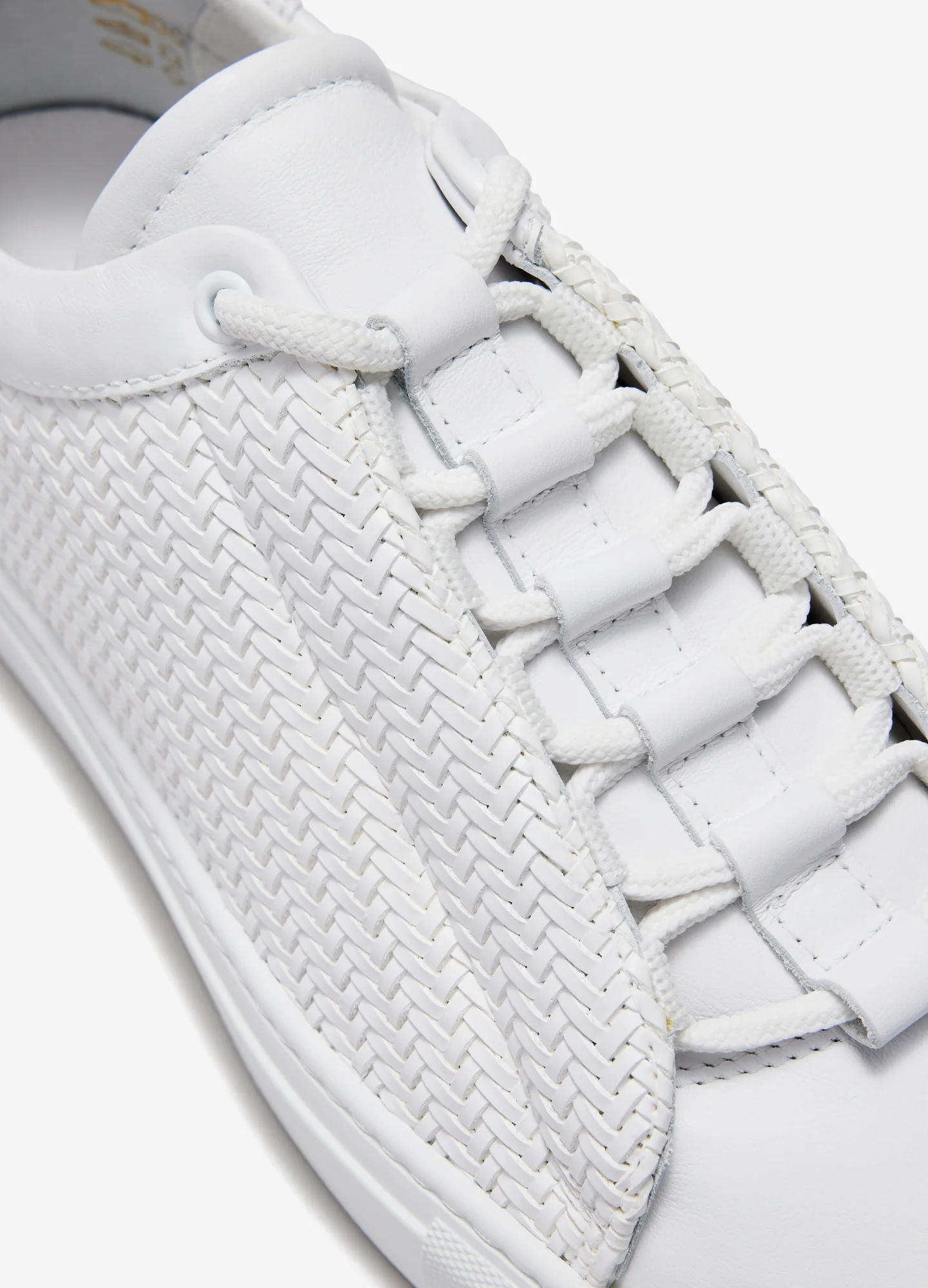 Woven Concealed Sneaker White - Image 4