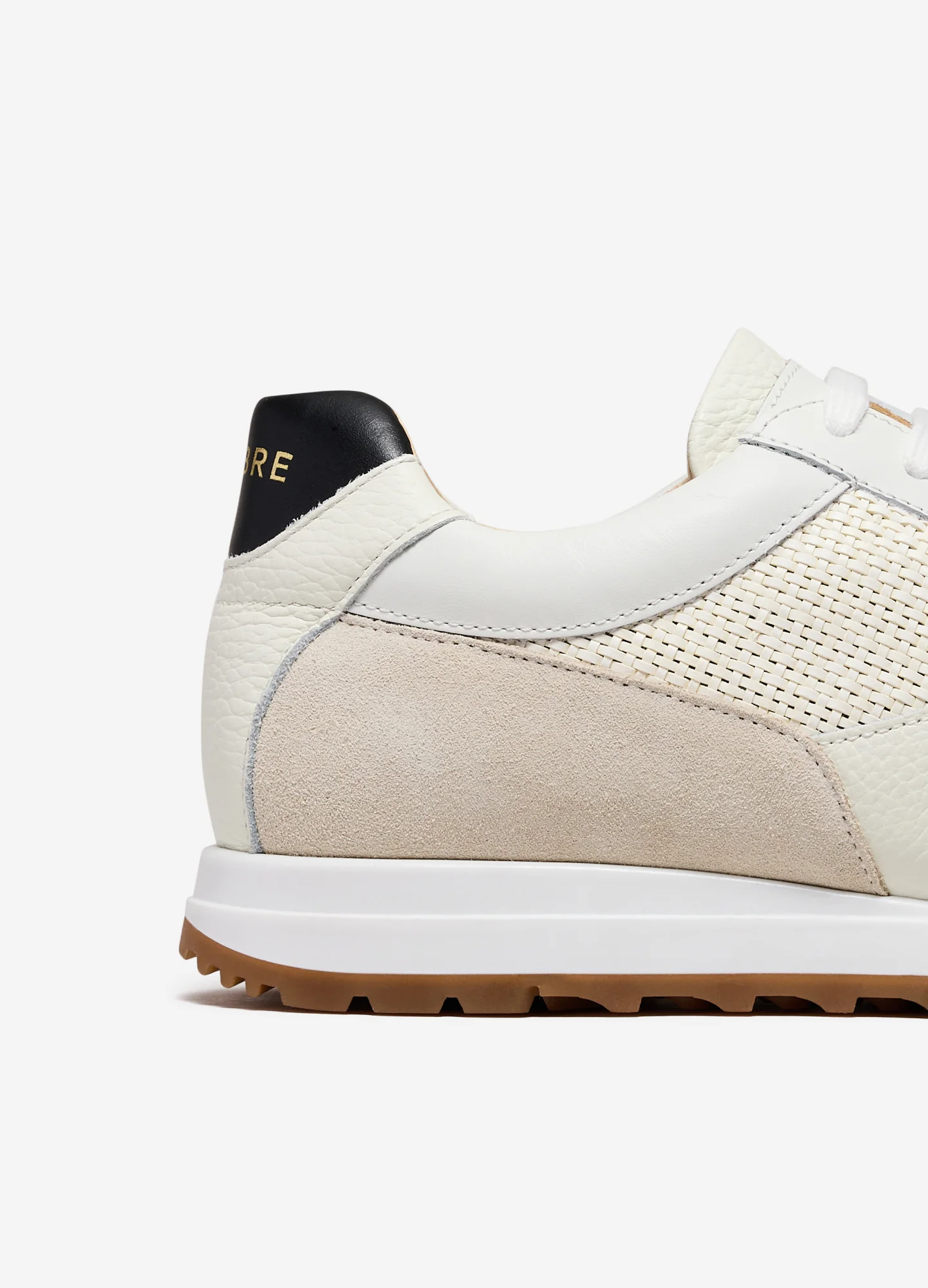 Woven Mix Sport Sneaker Cream Combo - Image 3